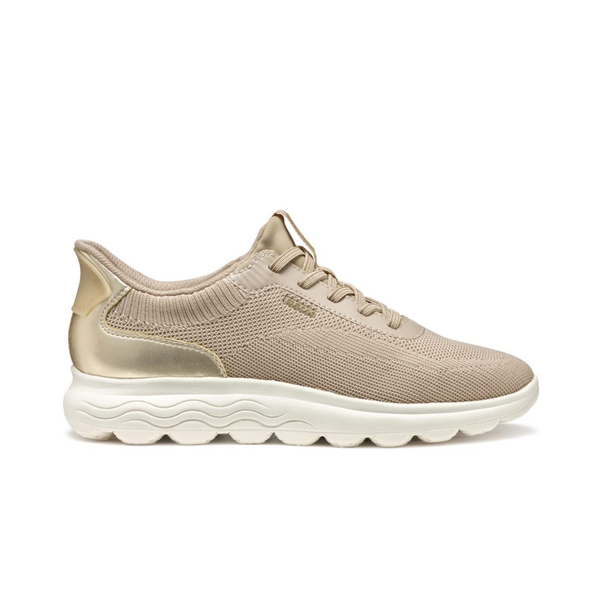 Geox GEOX SPHERICA PLUS, Sneaker, Taupe/ Gold, Damen Sneaker