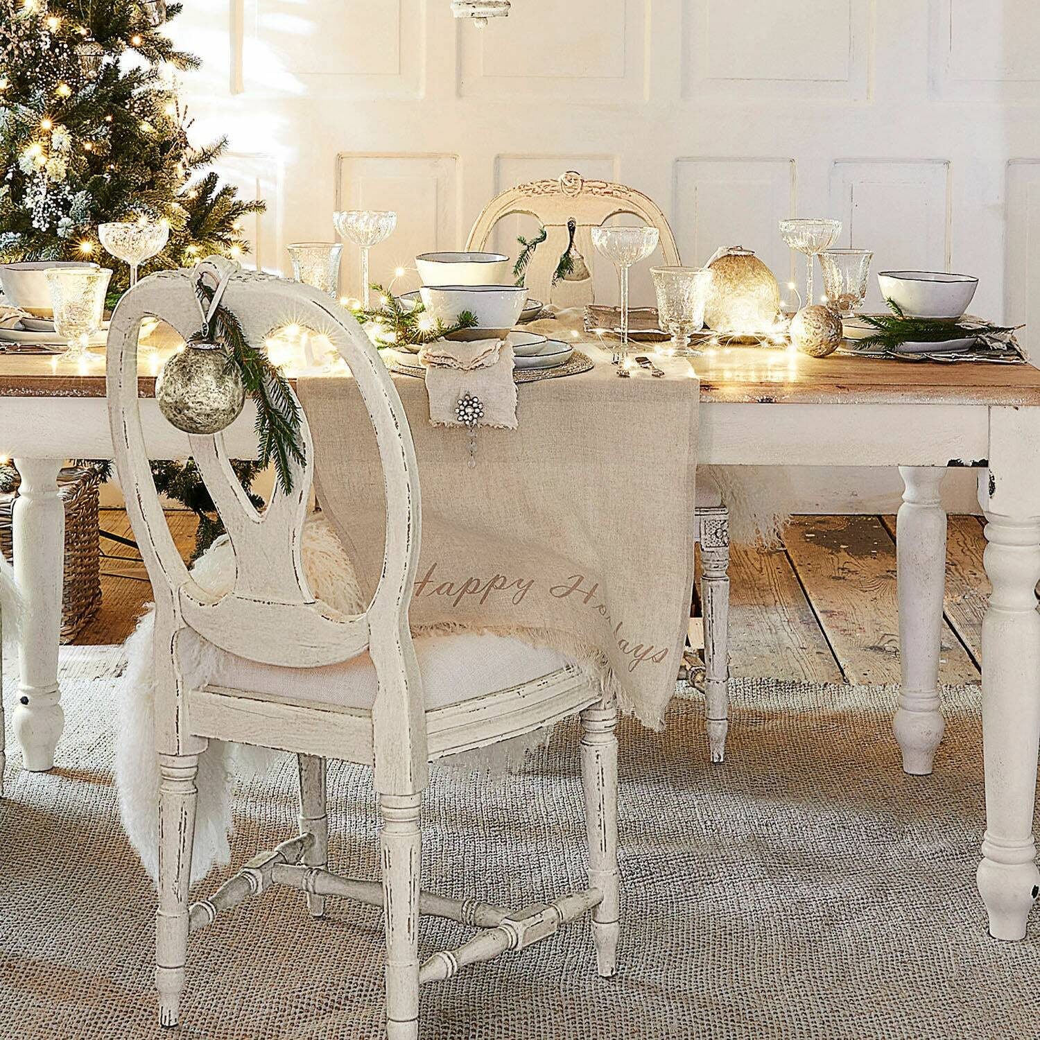 Mirabeau Tischläufer Tischläufer Emilia leinen