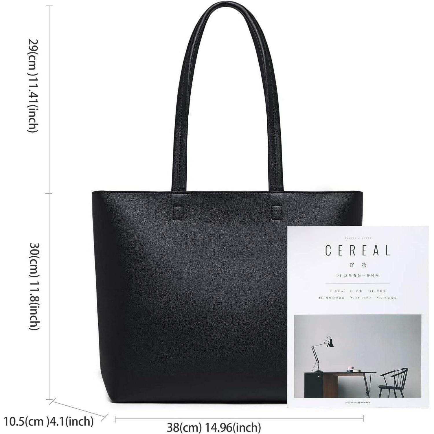 LuxusKollektion Henkeltasche Damen Henkeltasche PU Leder Tote 36x11x30cm mit Reißverschluss