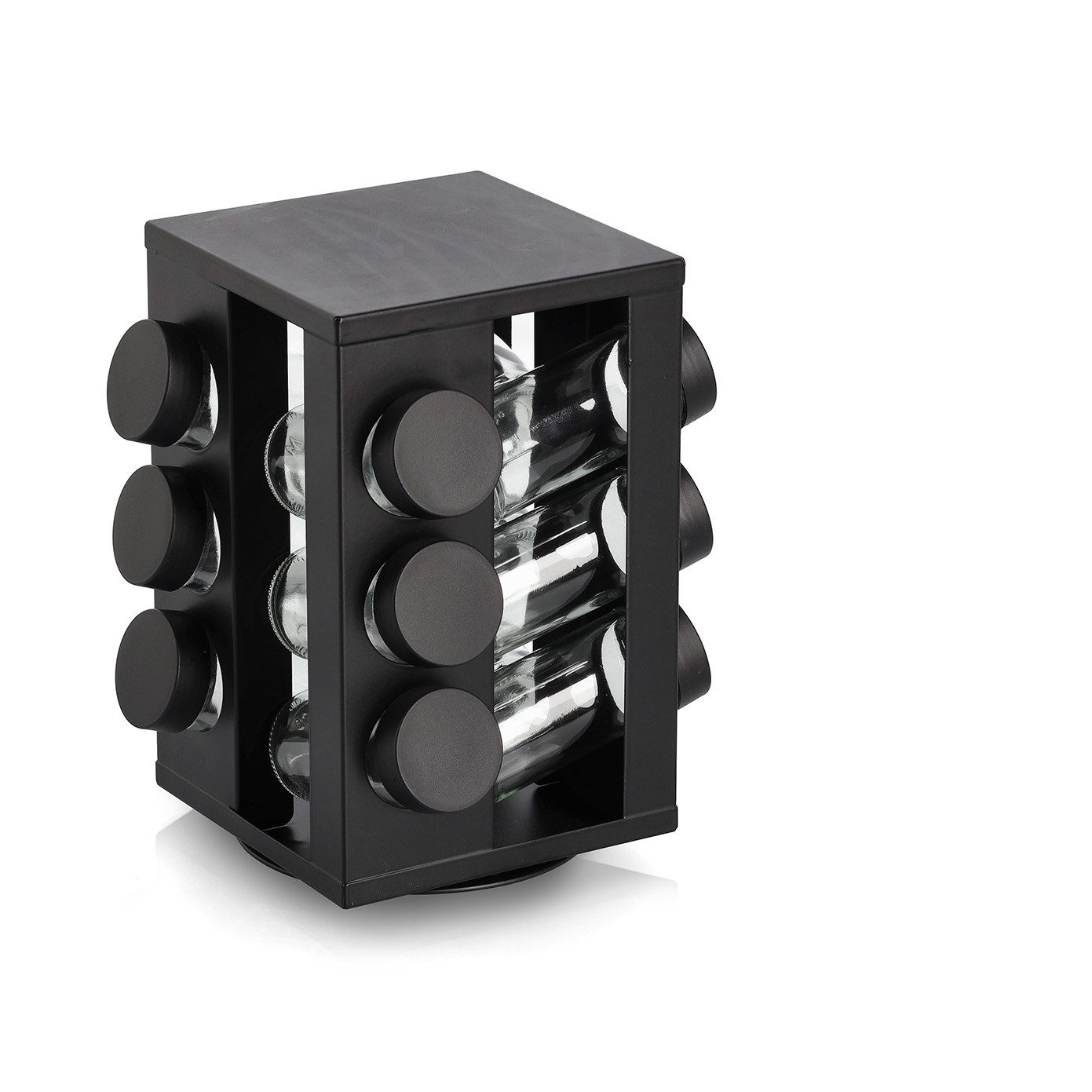 Zeller Present Gewürzstreuer zeller Gewürzstreuer-Set NERO LBH 14x14x22.50 cm schwarz