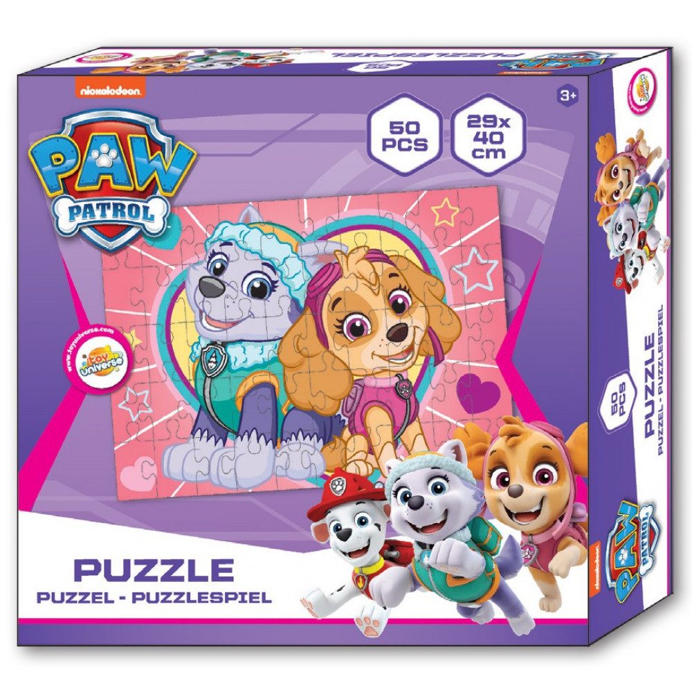PAW PATROL Spiel Paw Patrol Puzzle 50 Teile, Puzzle
