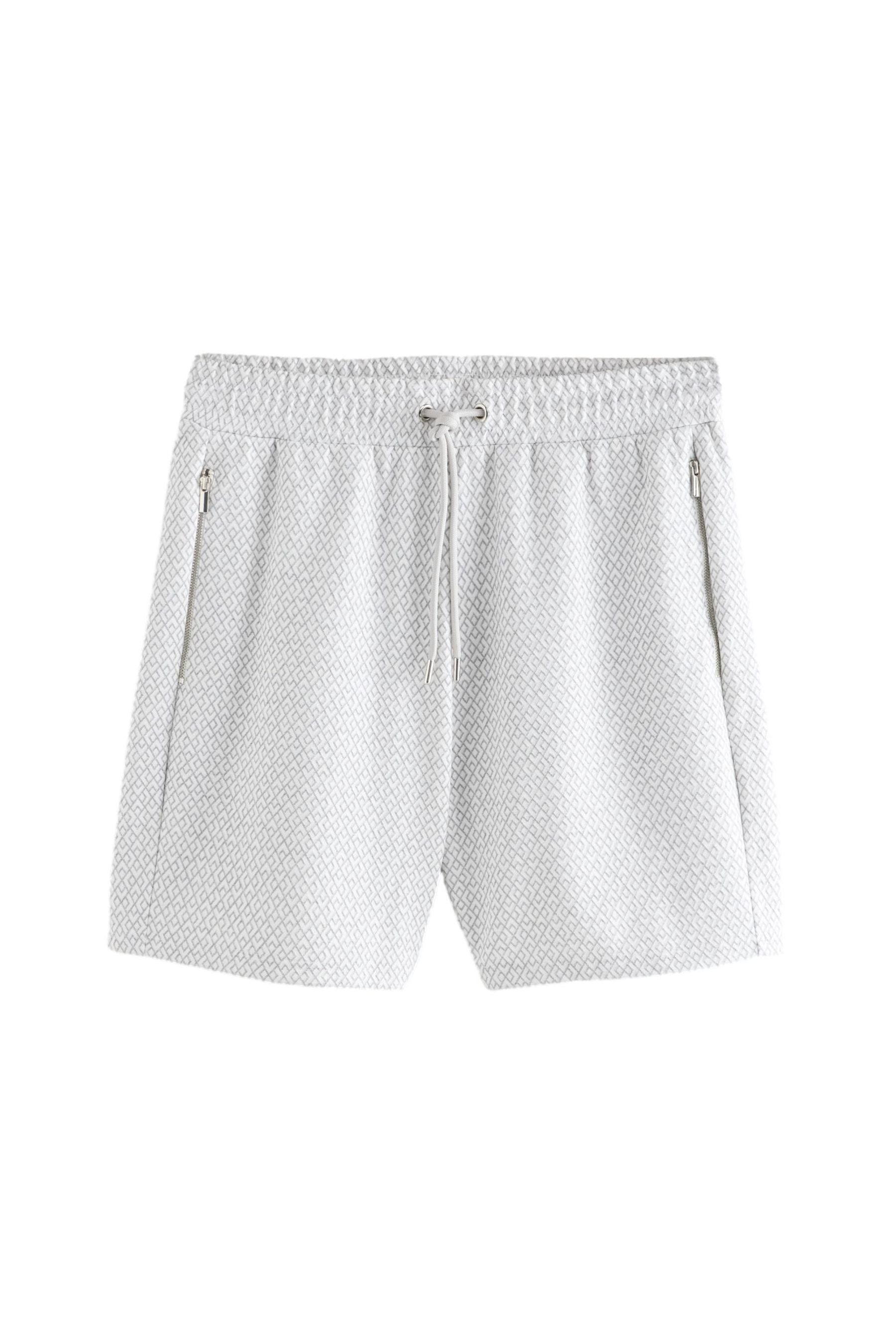 Next Sweatshorts Jersey-Shorts mit Geomuster (1-tlg)