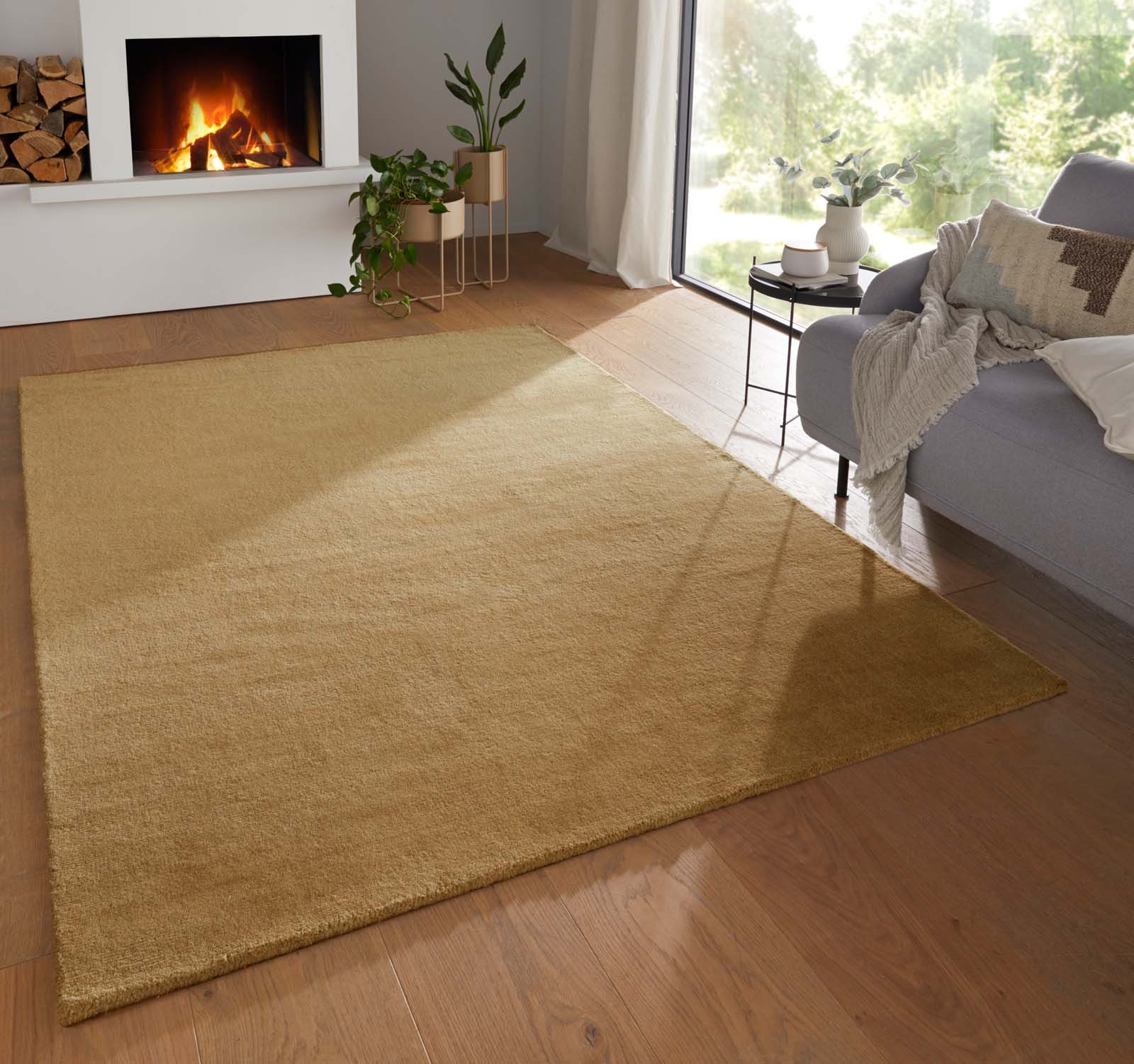 TaraCarpet Wollteppich TaraCarpet Casablanca strapazierfähiger Schurwolltep günstig online kaufen