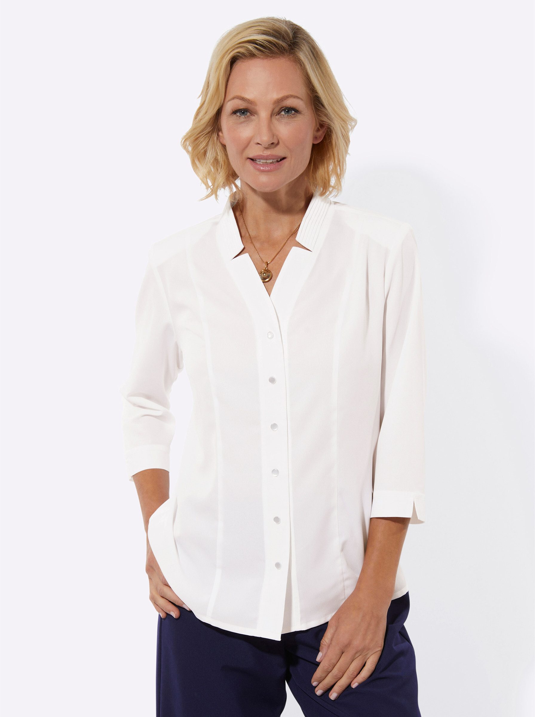 Witt Klassische Bluse Bluse 3/4-Arm günstig online kaufen