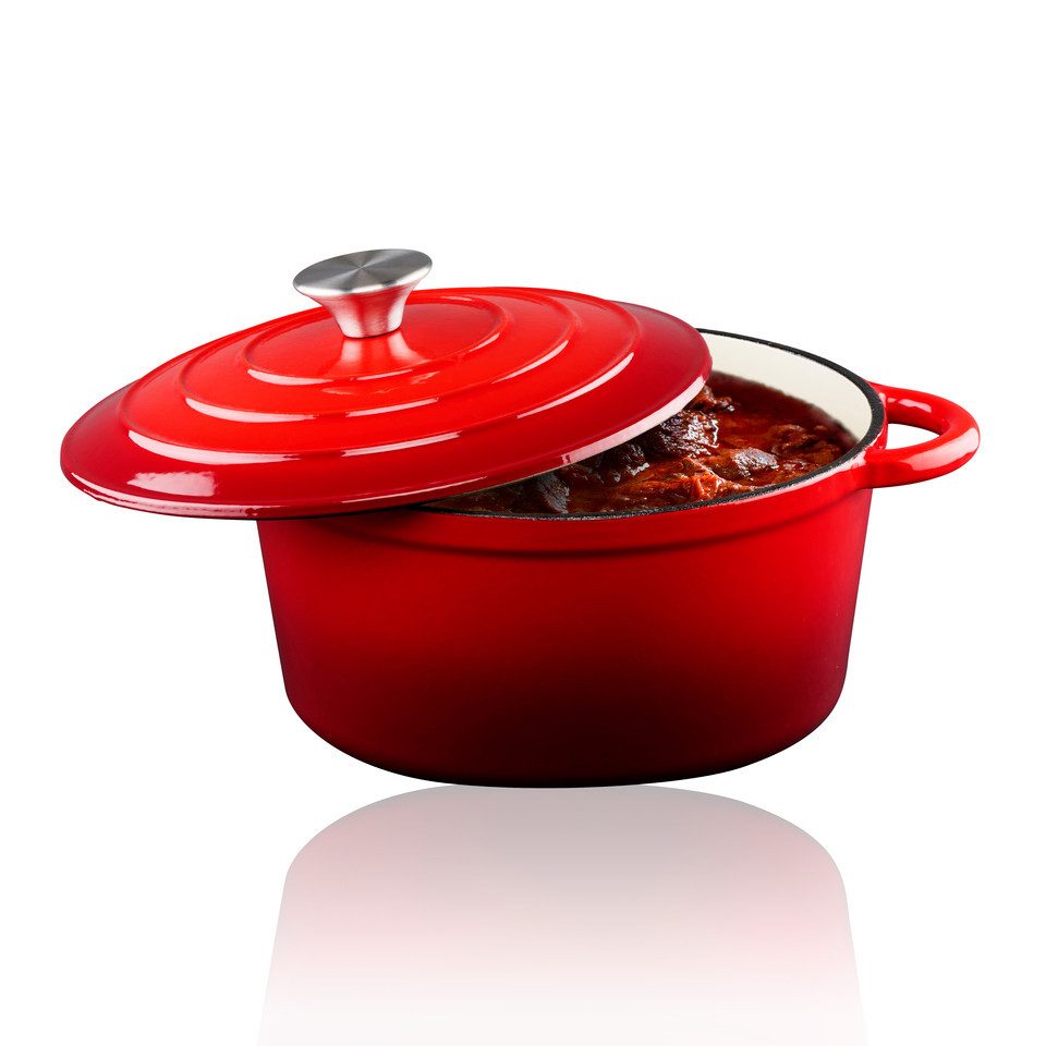Alpina Grillpfanne alpina Bratpfanne 24 cm Rot