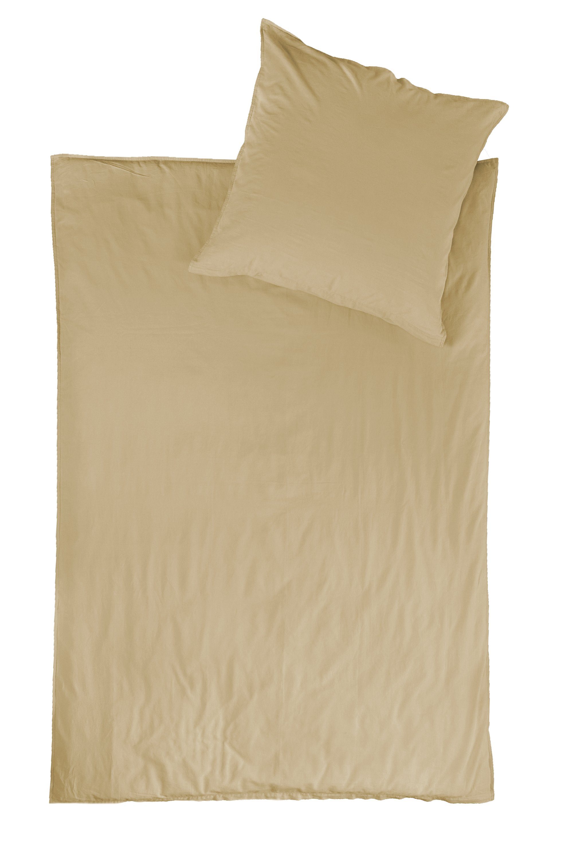 jilda-tex Bettwäsche Lissabon, Renforcé (Bio-Baumwolle), 2 teilig, unifarbe günstig online kaufen