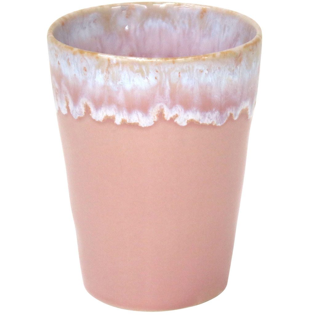 Costa Nova Becher Lungo Latte Grespresso, Rosa, 38 cl, 1-tlg., Keramik, Ø ca. 9,2 cm, Höhe ca. 11,5 cm, Füllmenge 38 cl