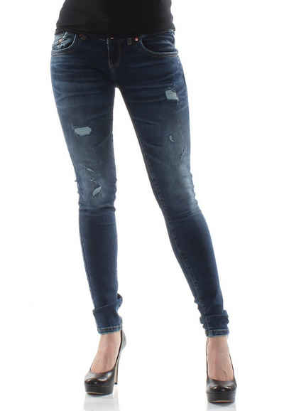 LTB Slim-fit-Jeans LTB Damen Jeans JULITA X Tessa Wash Blau