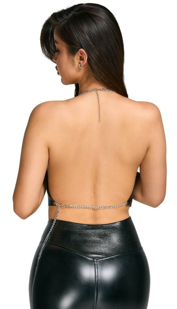 Cottelli Collection Spaghettitop Metall-Top aus Pailetten günstig online kaufen
