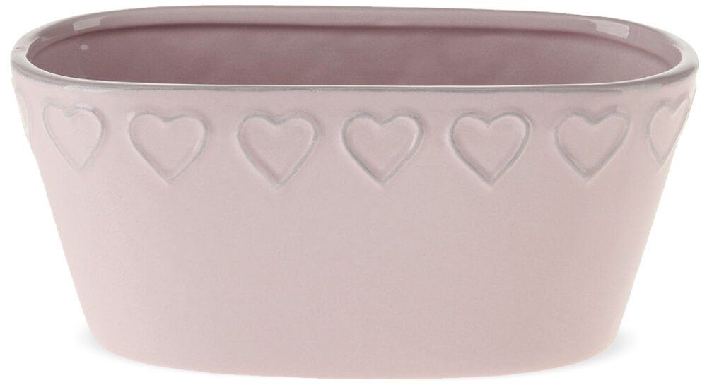 matches21 HOME & HOBBY Blumentopf »Pflanztopf oval Jardiniere Keramik