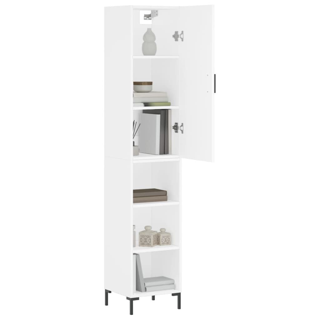 vidaXL Highboard Highboard Weiß 34,5x34x180 cm günstig online kaufen