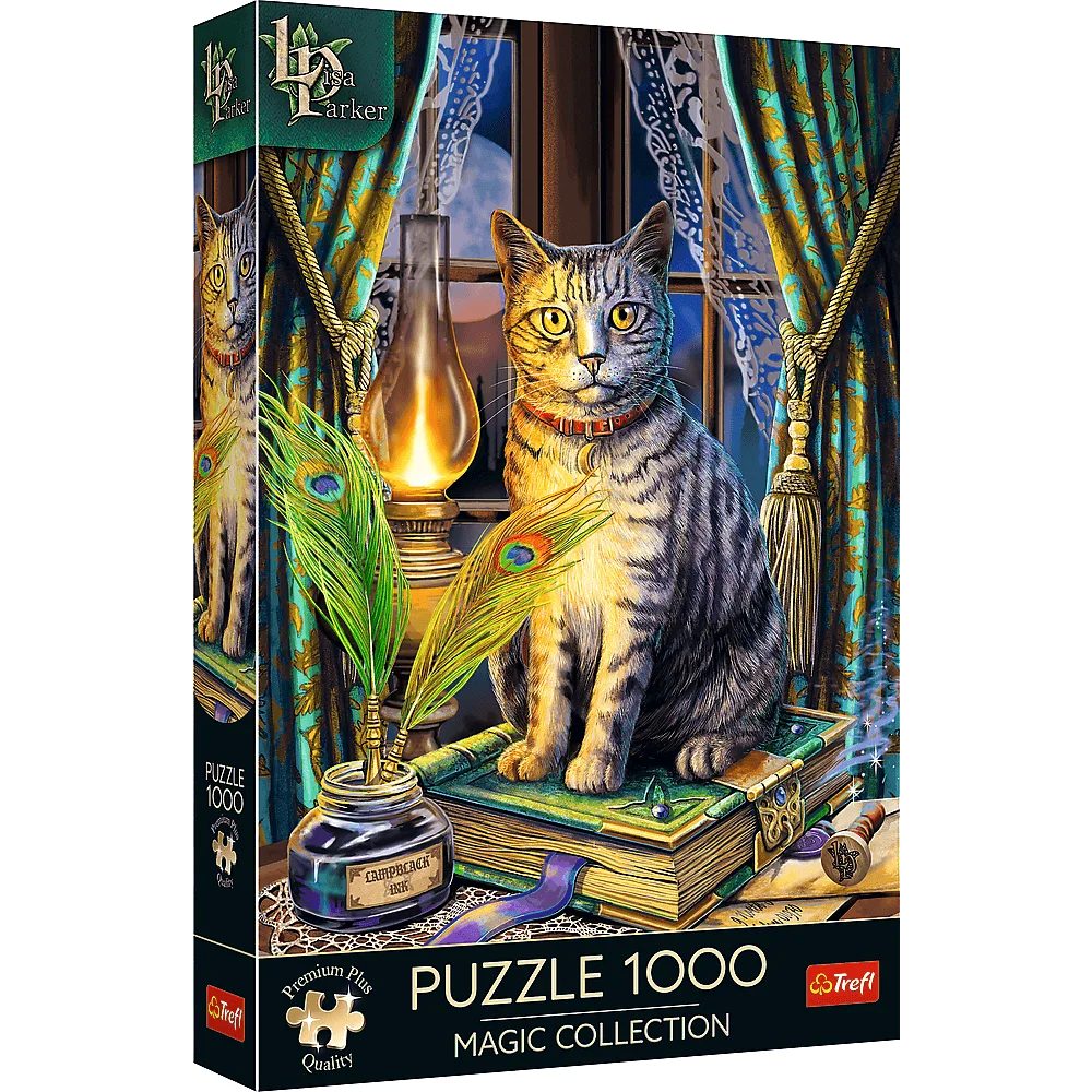 Trefl Puzzle Lisa Parker, Buch der Schatten, 1000 Teile, Premium Plus Puzzle, 1000 Puzzleteile, Made in Europa