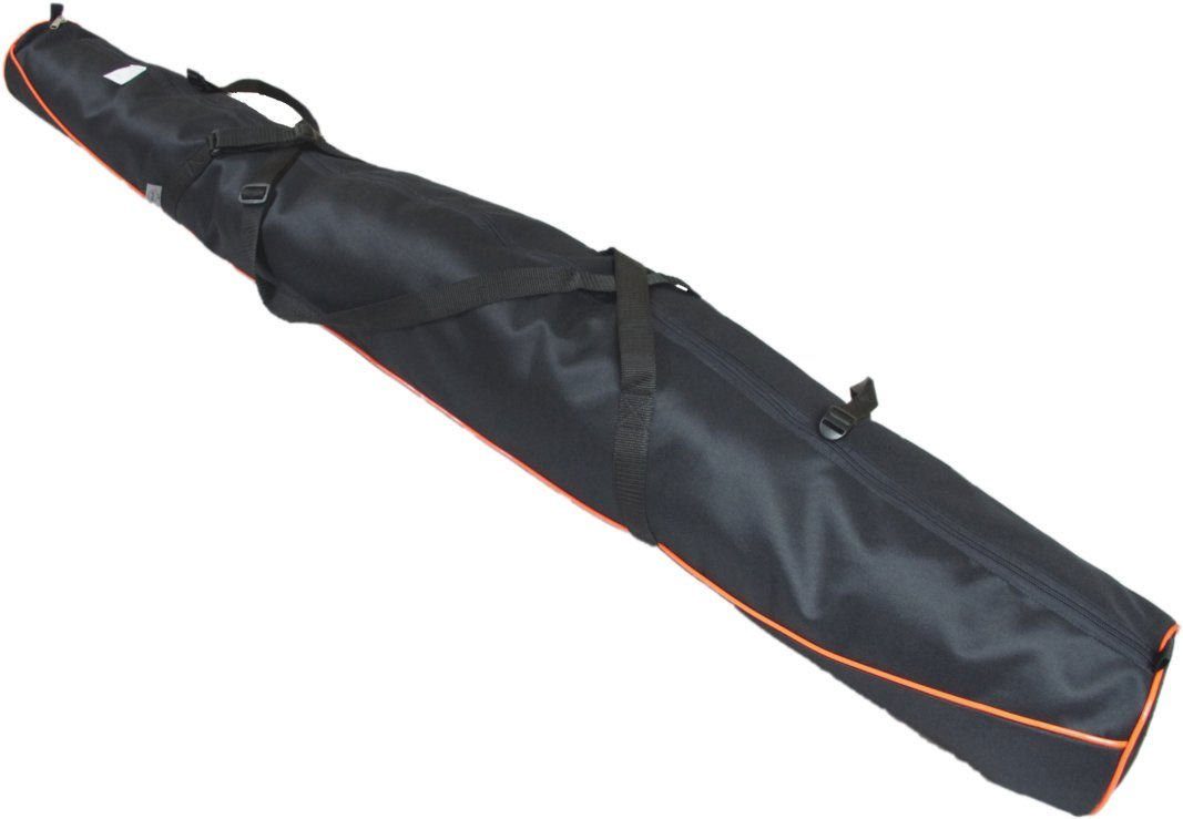 Aves-24 Skirucksack SKITASCHE Skibag Skisack 150 160 170 180 oder 190 cm für Ski und Skistöcke beim Skifahren SCHWARZ, Schwarz 160