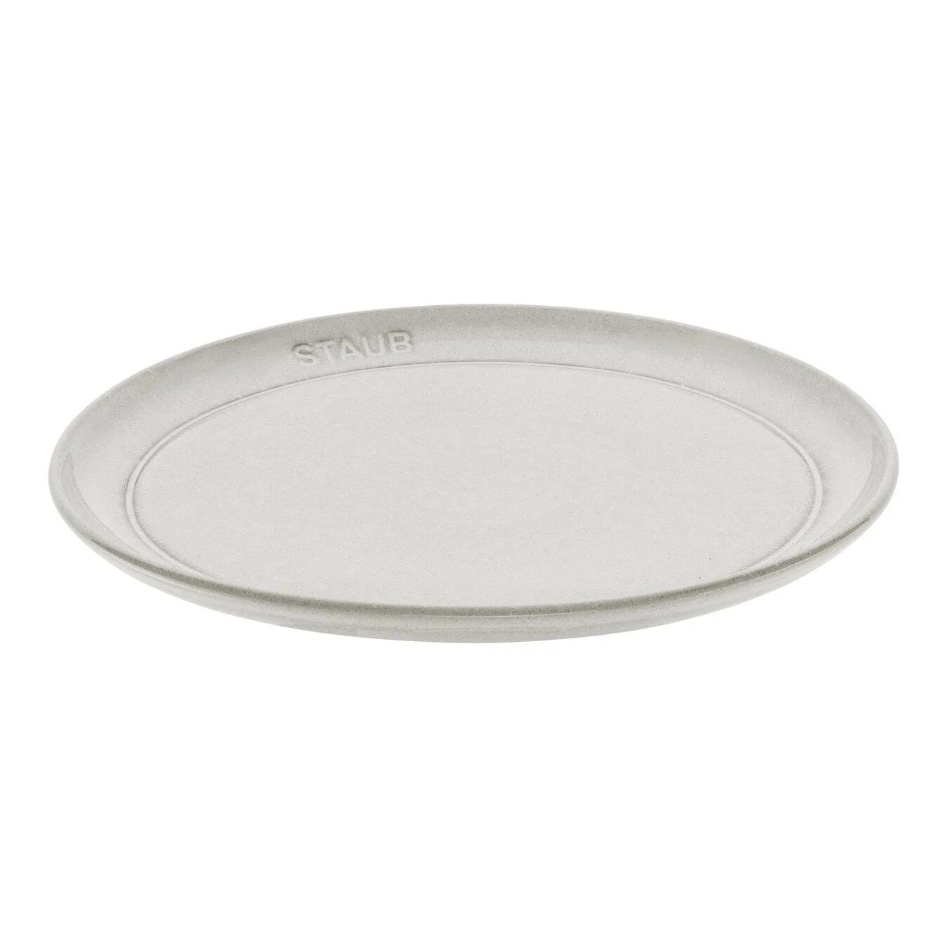 Teller Staub Dining Line Тарелки flach, 20 cm Weisser Trüffel Keramik kratzfest, (1 St)