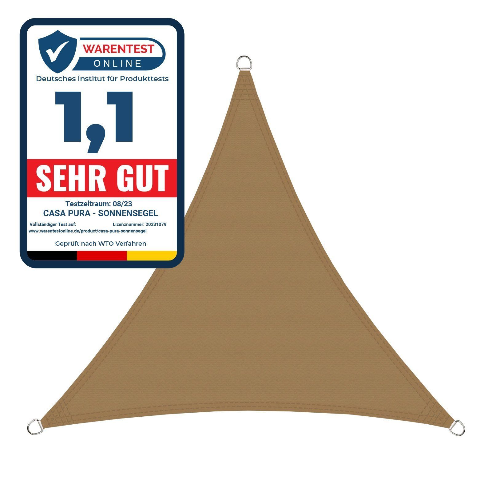 Karat Sonnensegel, UV-abweisend