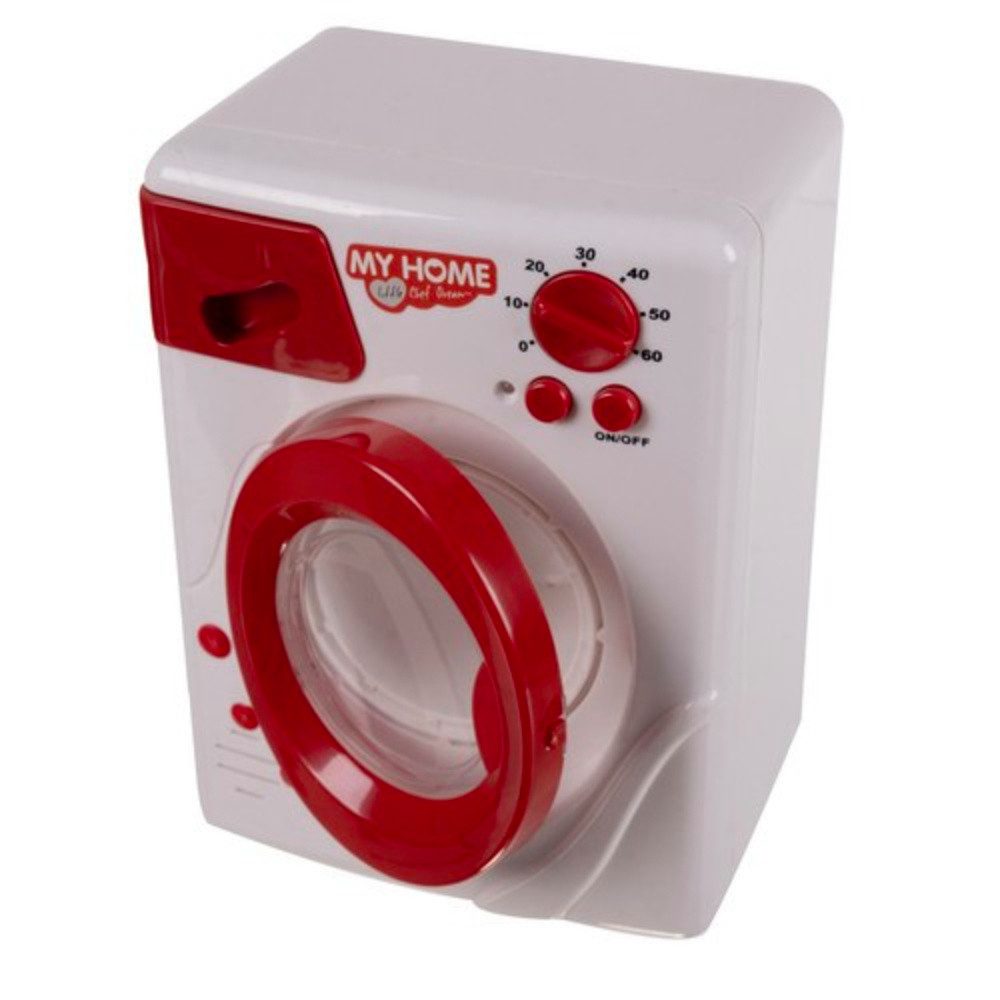 KRUZZEL Kinder-Staubsauger Haushaltsgeräte Bügeleisen Waschmaschine, (Spar-Set, 1-tlg., Reinigungsset), Kinderspielzeug