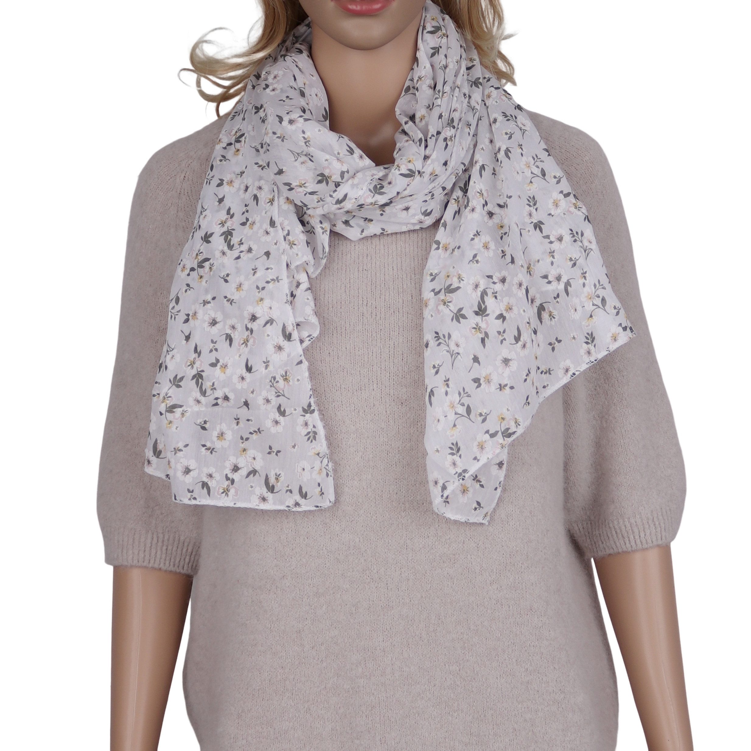 MIRROSI Modeschal Asymmetrischer Schal, Made in Italy 20% Seide 80% Baumwol günstig online kaufen