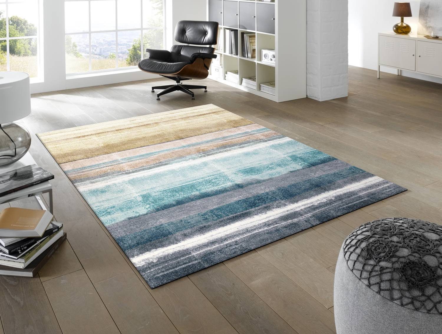 Floornovo Fußmatte Floornovo Schmutzfangmatte Charakterstudie waschbare Fussmatte, rechteckig, rutschfest