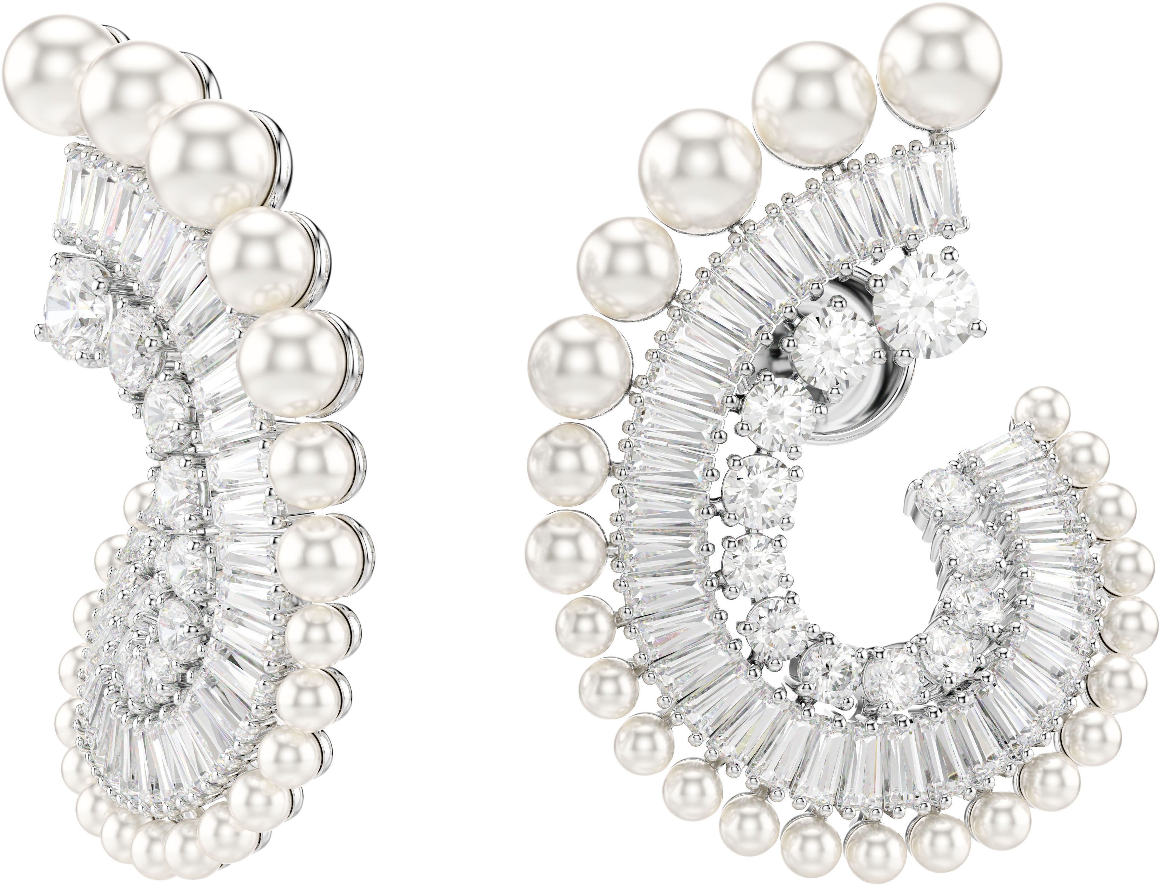 Swarovski Paar Ohrstecker Schmuck Geschenk Ariana Grande Drop-Ohrhänger, mit Swarovski® Kristall - mit Swarovski® Perle