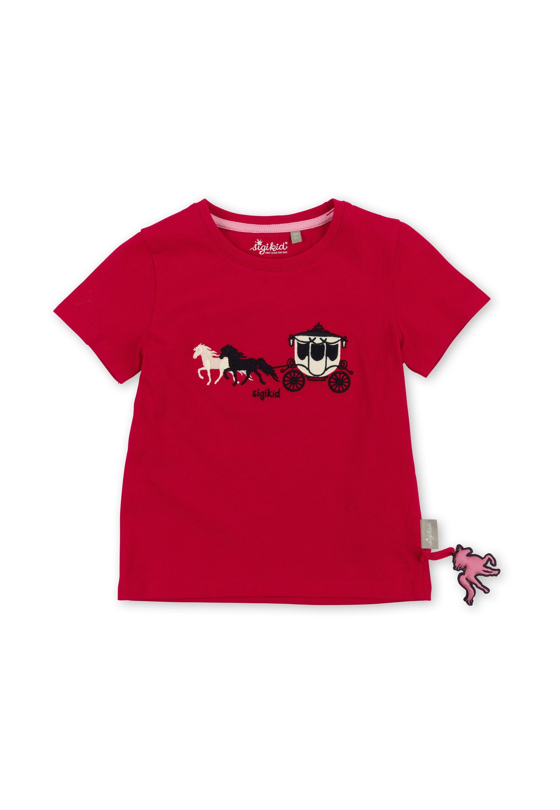 Sigikid T-Shirt Kindershirt T-Shirt (1-tlg) rot