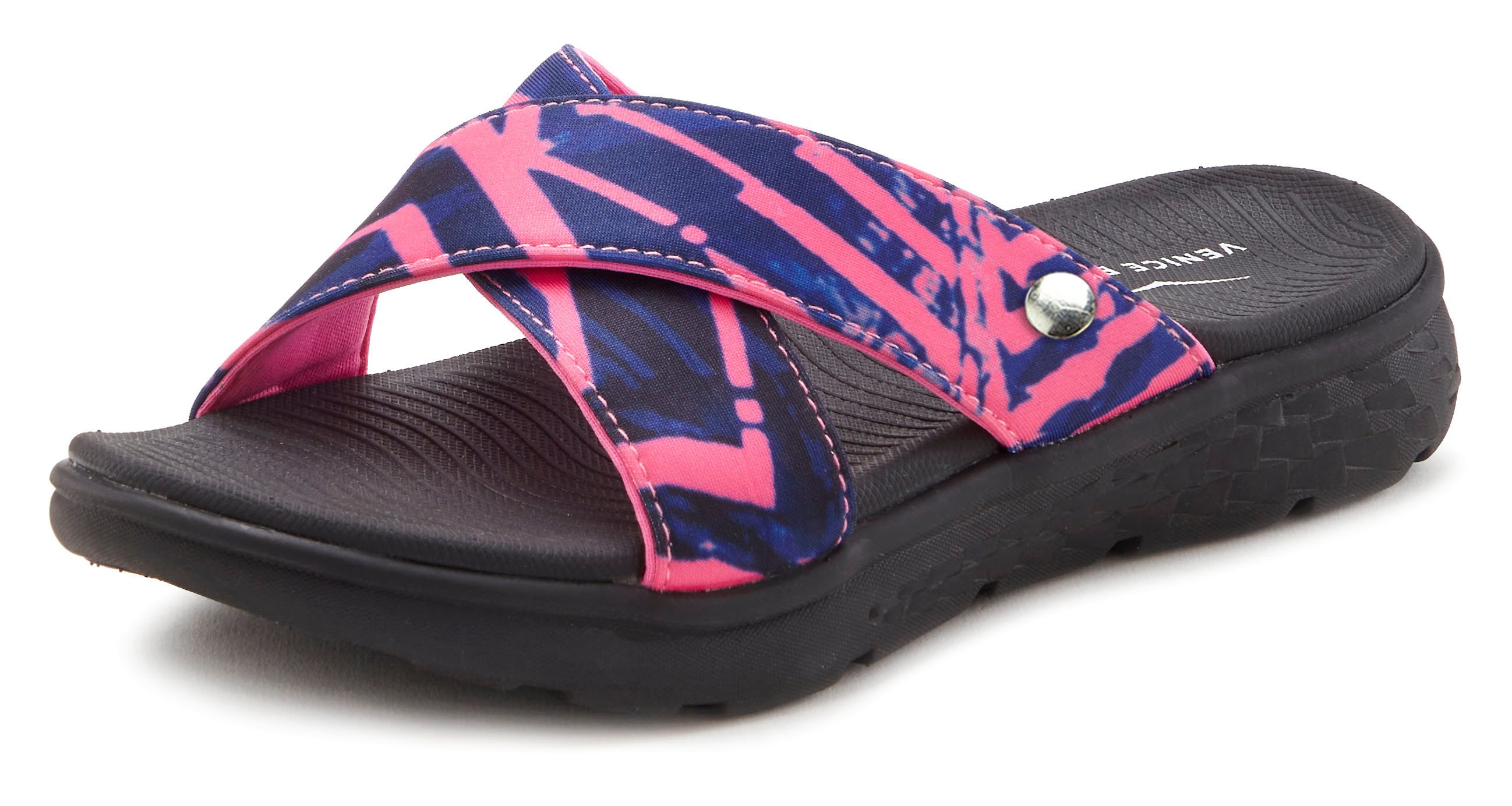 Venice Beach Sandale, Badeschuh, Sommerschuhe, Badelatsche, Flip Flop, Badeschlappe Badepantolette mit wasserabweisender und leichter Sohle VEGAN