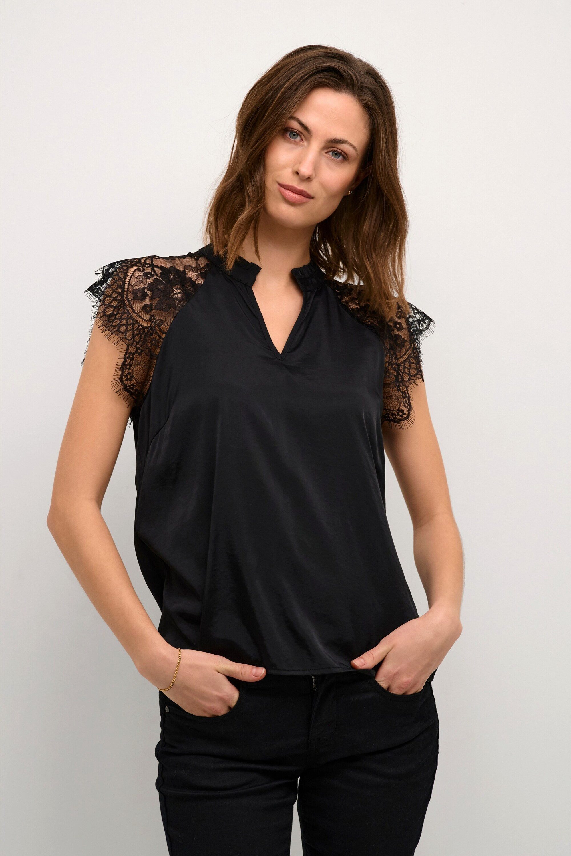 Cream Funktionsbluse Nola (1-tlg) Spitze günstig online kaufen