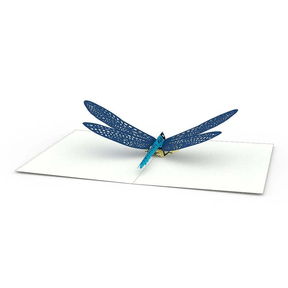 Lovepop Grußkarte Libellen-Bundle 3D-Pop-Up-Karten 4er Pack, handgefertigt, 3D-Grußkarten mit Umschlag