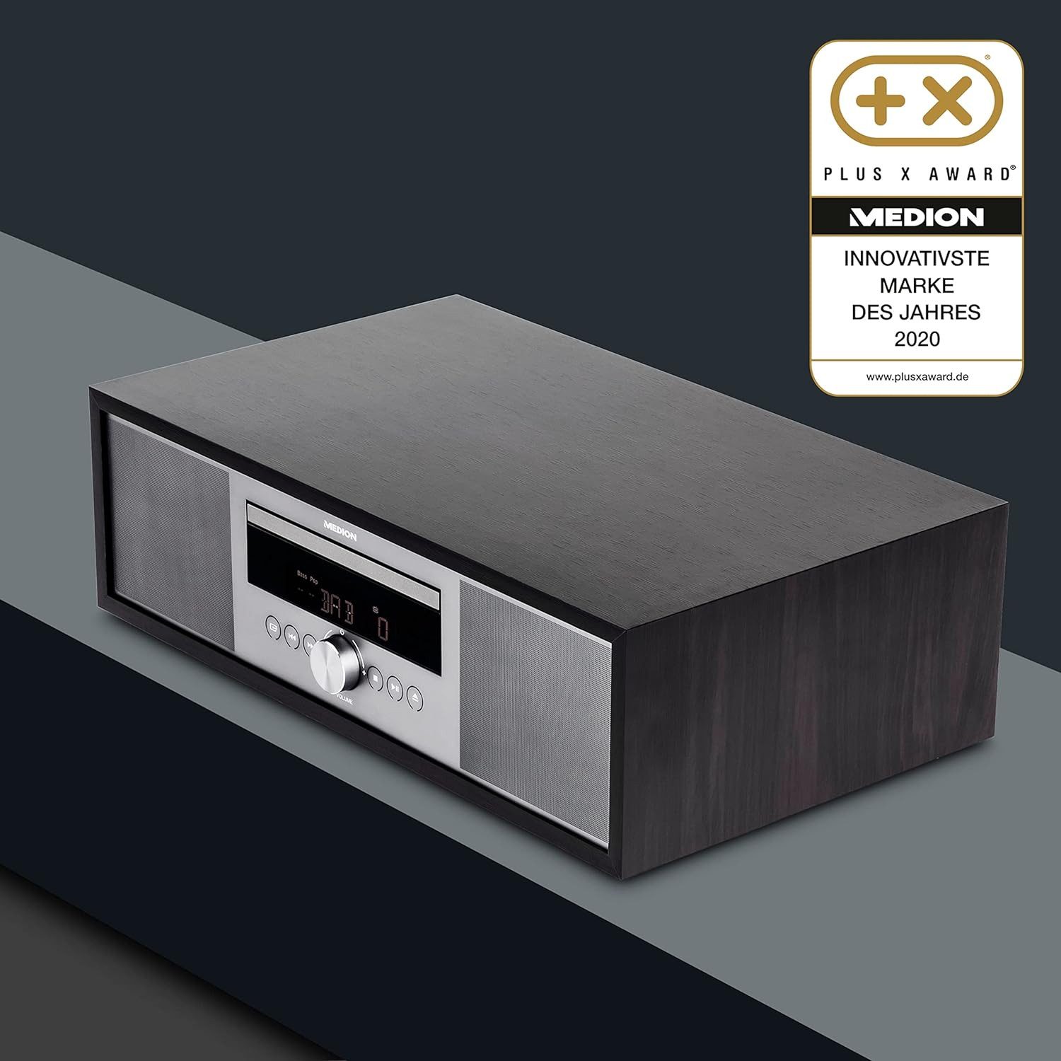 Medion® Medion MD44125 All-in-One Kompaktanlagen DAB+, CD, MP3, Radio, USB Digitalradio (DAB) (Digitalradio (DAB), AM/FM, DAB+, MW/UKW RDS, 15 W)