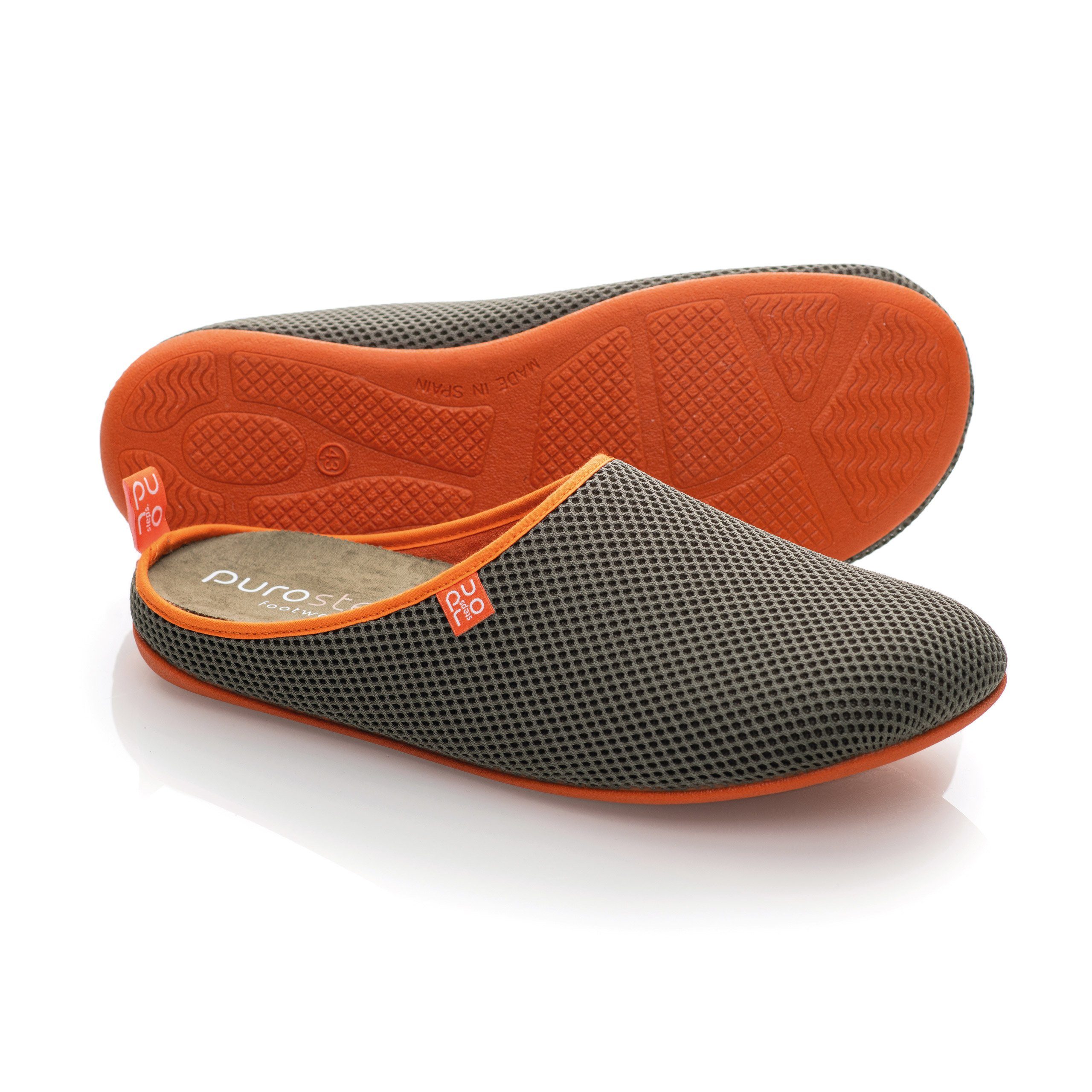 purosteps Casa-Eco Hausschuh Hergestellt aus recycelten PET Flaschen, Handgefertigt, Naturkautschuk