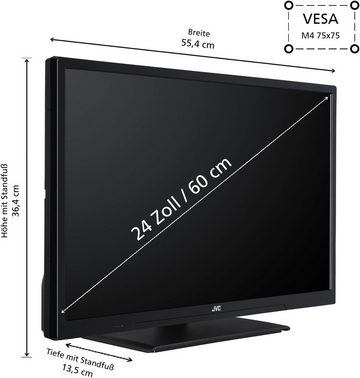 JVC LT-24VH5355 LED-Fernseher (60 cm/24 Zoll, HD ready, Smart-TV)