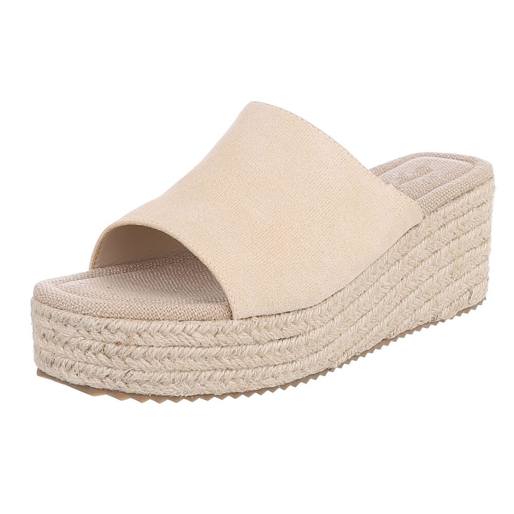 Ital-Design Plateau-Sandalen mit offenem Schnitt für Damen Plateausandalett günstig online kaufen