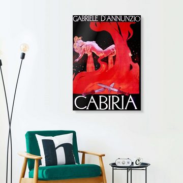 Posterlounge Acrylglasbild C. Milano, Gabriele D'Annunzio, Cabiria, Illustration