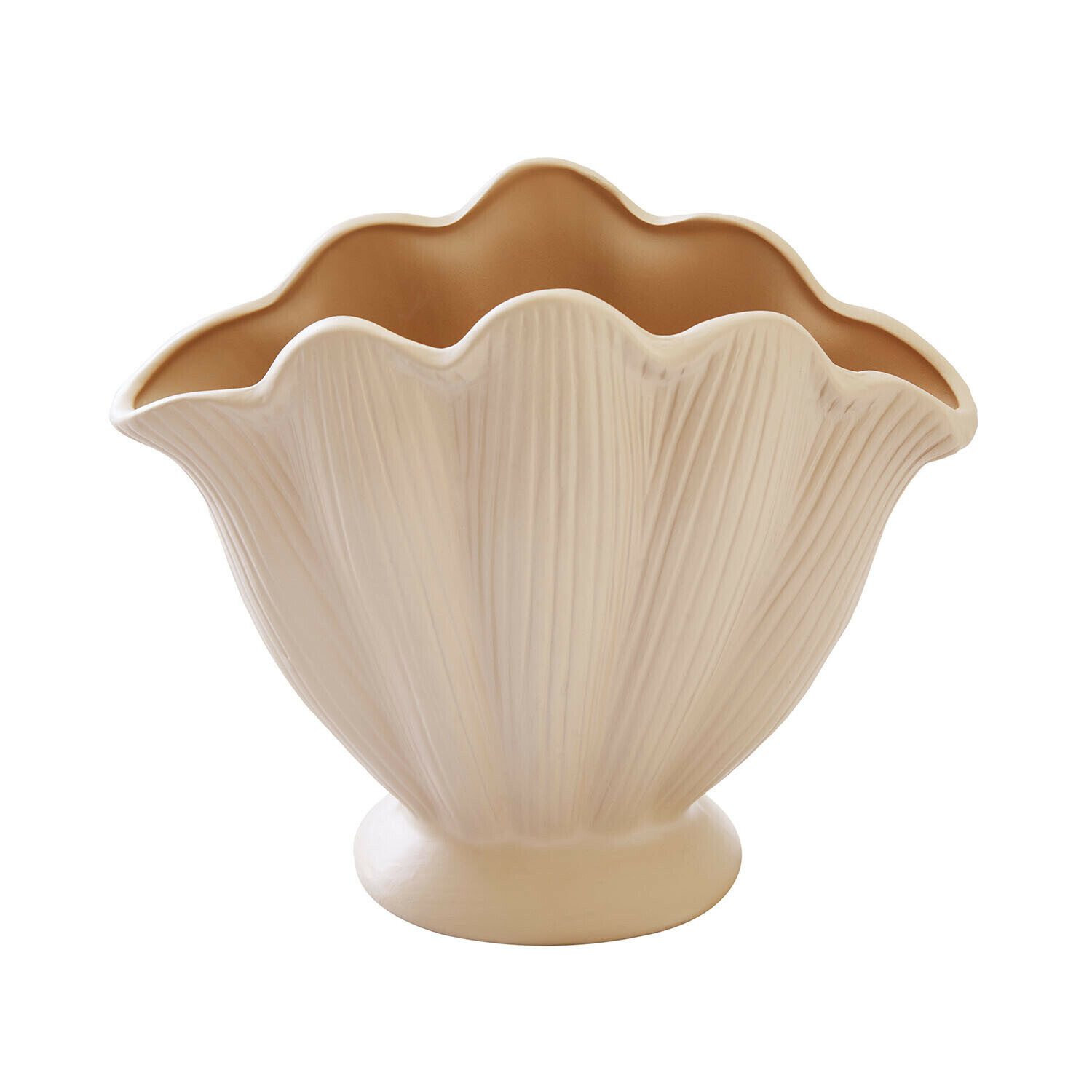 Mirabeau Tischvase Vase Nuvienne creme