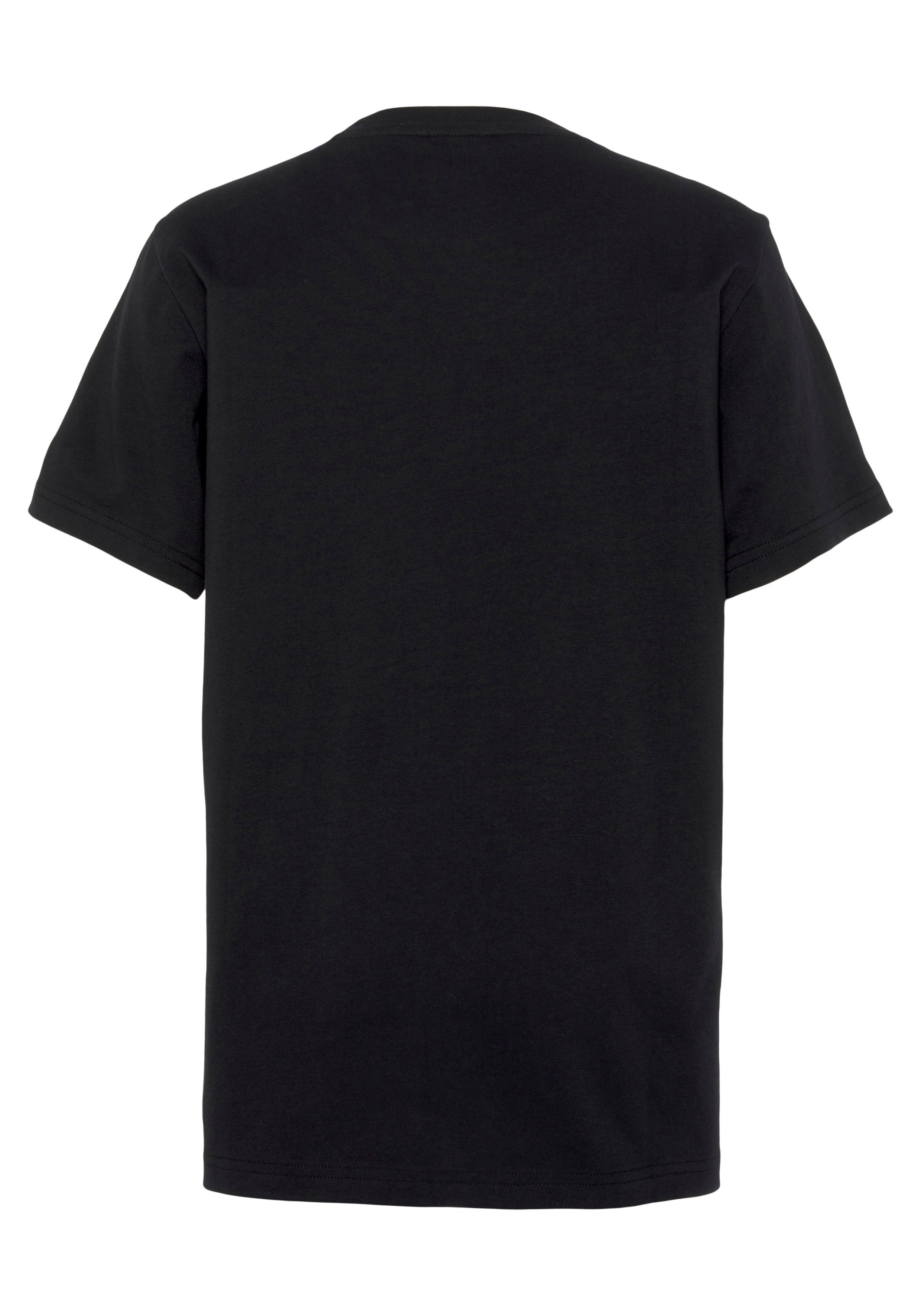 - T-Shirt schwarz Kinder für Crewneck Classic Logo T-Shirt Champion large
