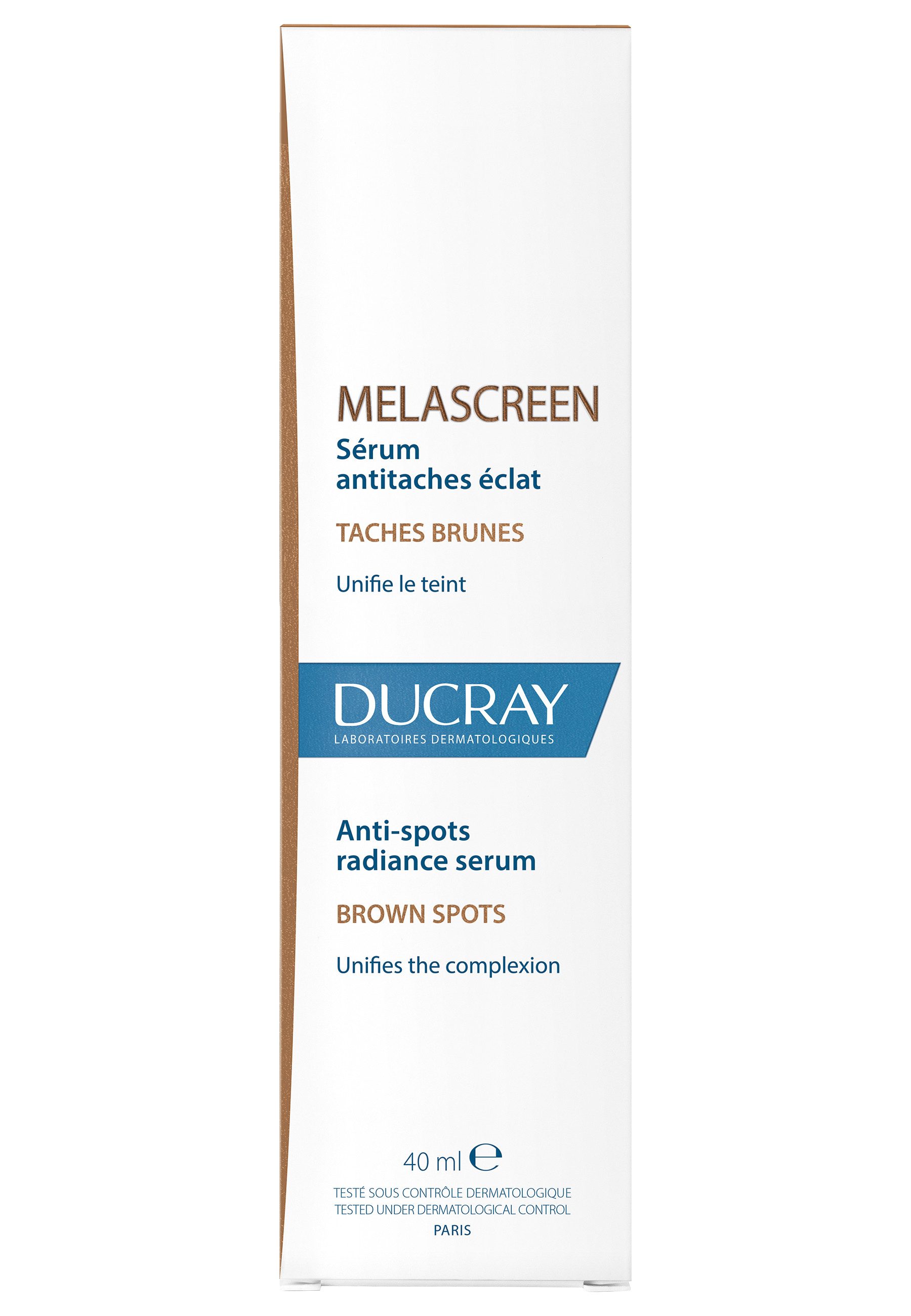Ducray Gesichtsserum MELASCREEN belebendes Serum gegen Pigmentflecken -, 1-tlg., spendet Feuchtigkeit