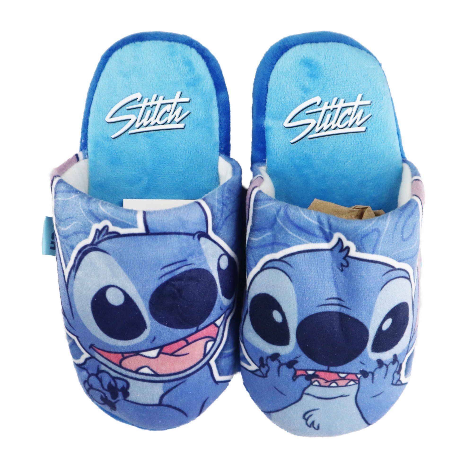 Disney Disney Stitch Kinder Jungen Hausschuhe Slipper Pantoffel Schlüpfschuhe Gr. 28 - 35