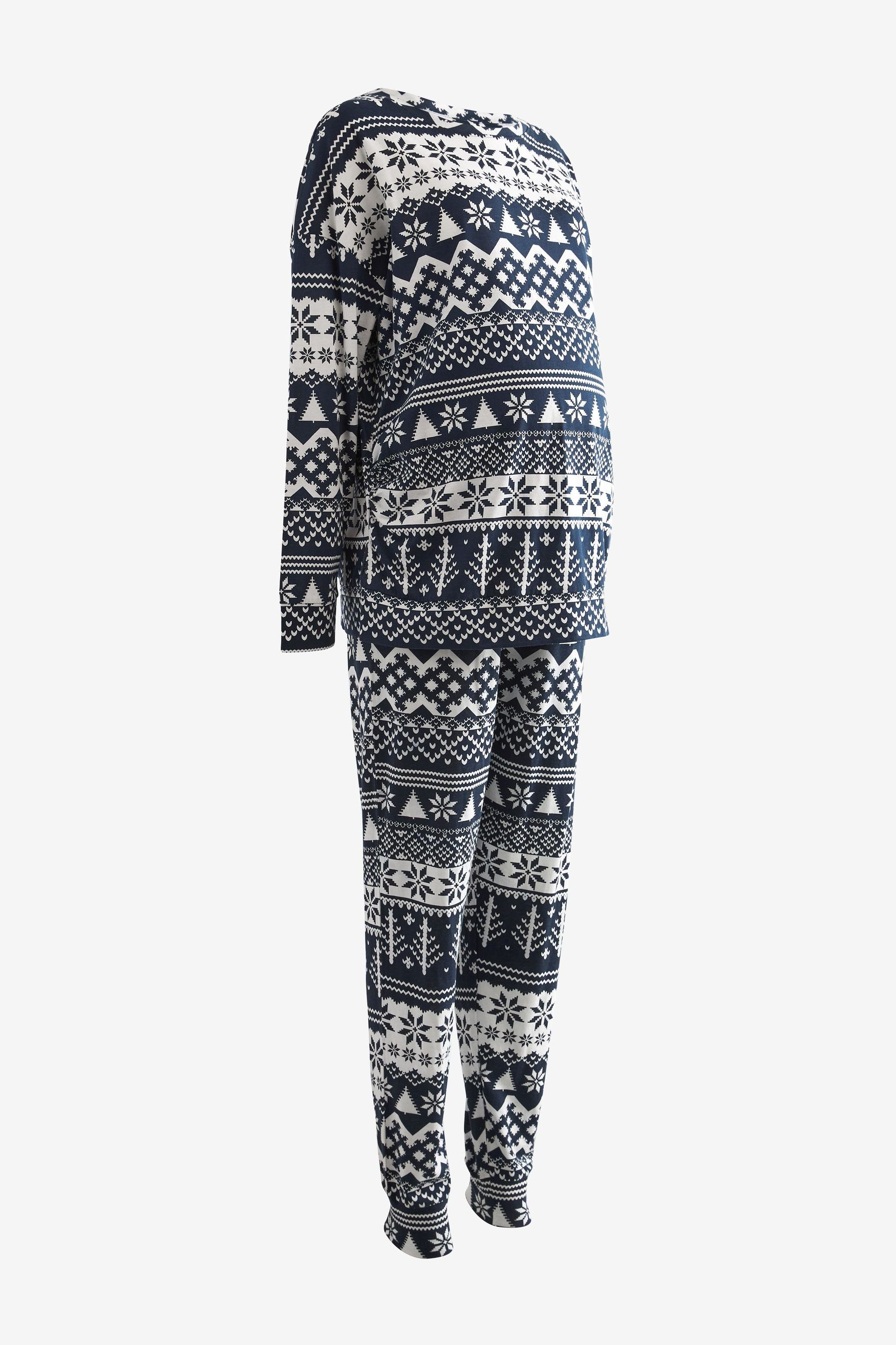 Next Umstandspyjama (2 tlg) Damen-Schlafanzug Weihnachten (Familienkollektion)