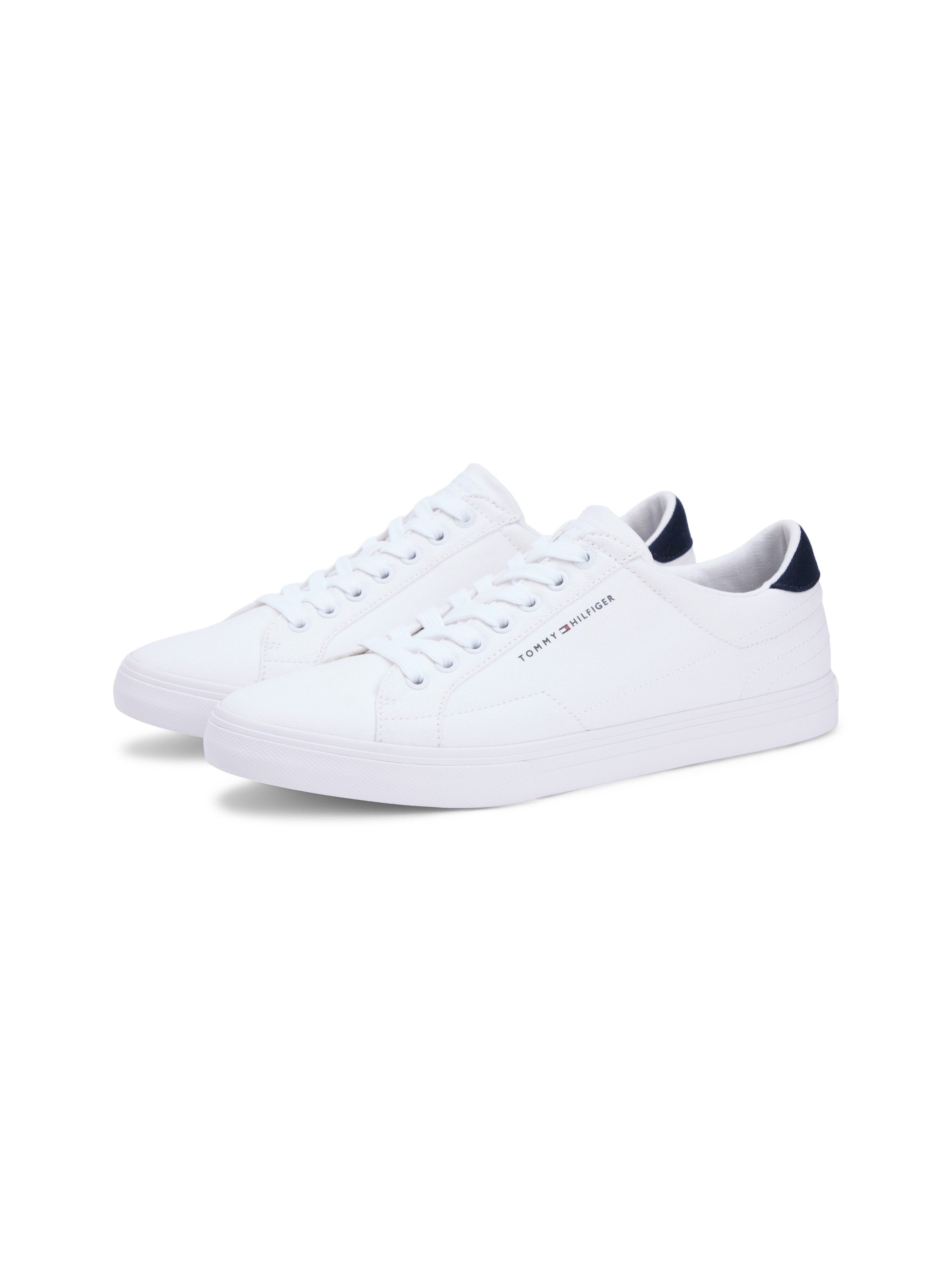 Tommy Hilfiger VULC CORE LONG LACE Sneaker Freizeitschuh, Halbschuh, Schnürschuh mit Kontrastbesatz an der Ferse