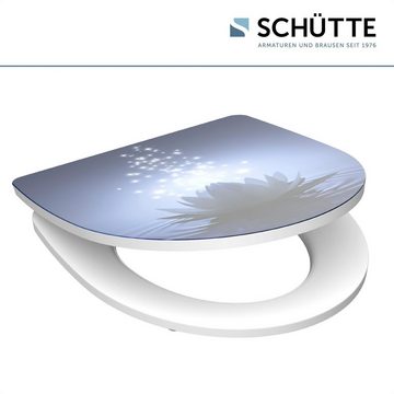 Schütte WC-Sitz Water Lily, Duroplast, mit Absenkautomatik und Schnellverschluss, High Gloss