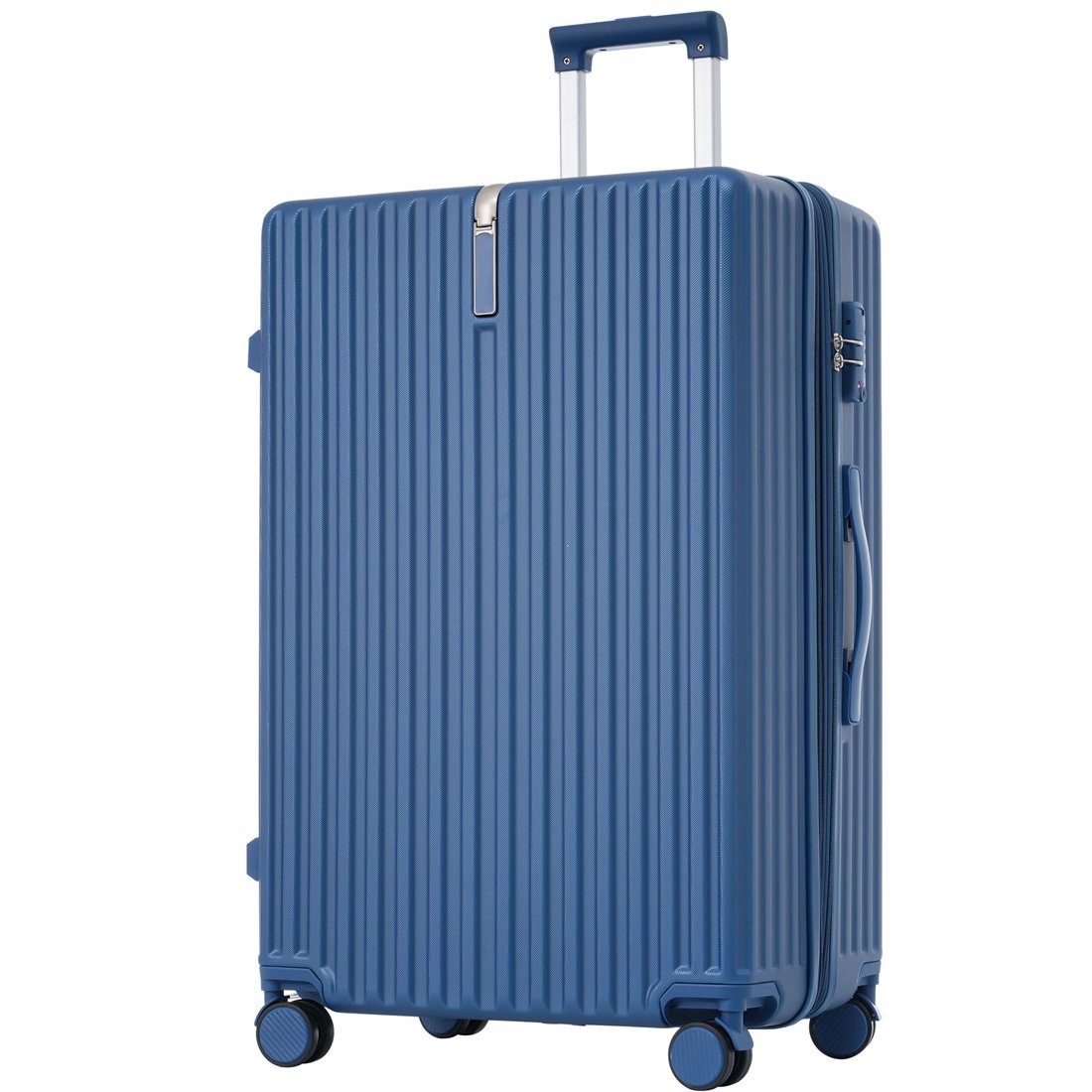 DÖRÖY Koffer Hartschalen-Koffer,Rollkoffer,Reisekoffer,65*43*28cm, blau