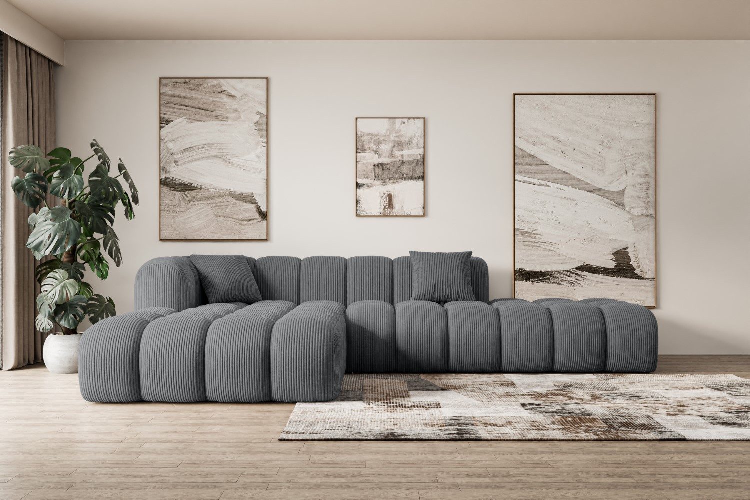 ALTDECOR Ecksofa OLEA-L2, Sofa Praktische Bequeme Funktionsecke Couch L-For günstig online kaufen