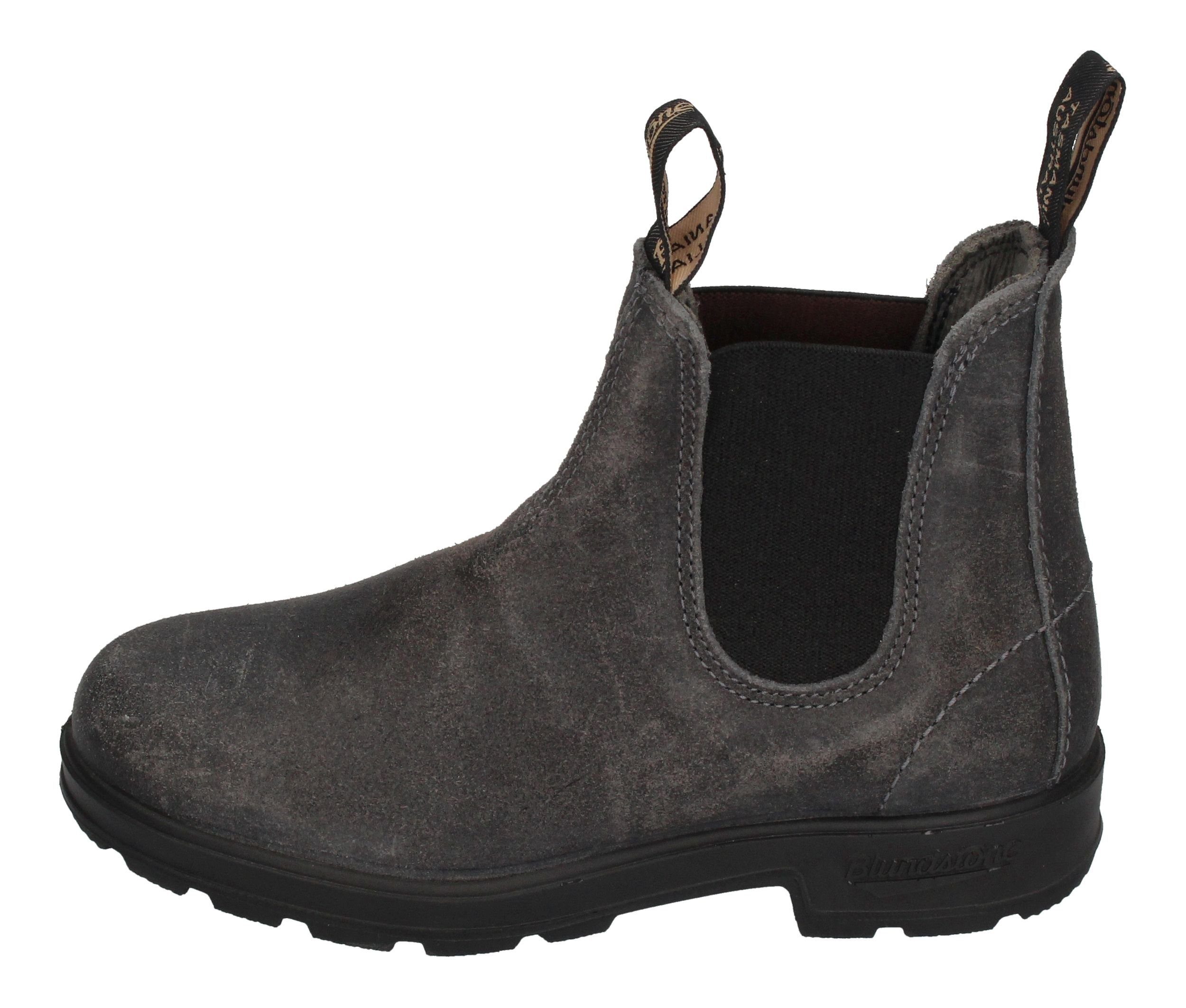 Chelseaboots Steel BLU1910-020 Suede Wax Blundstone Grey Series Original 500