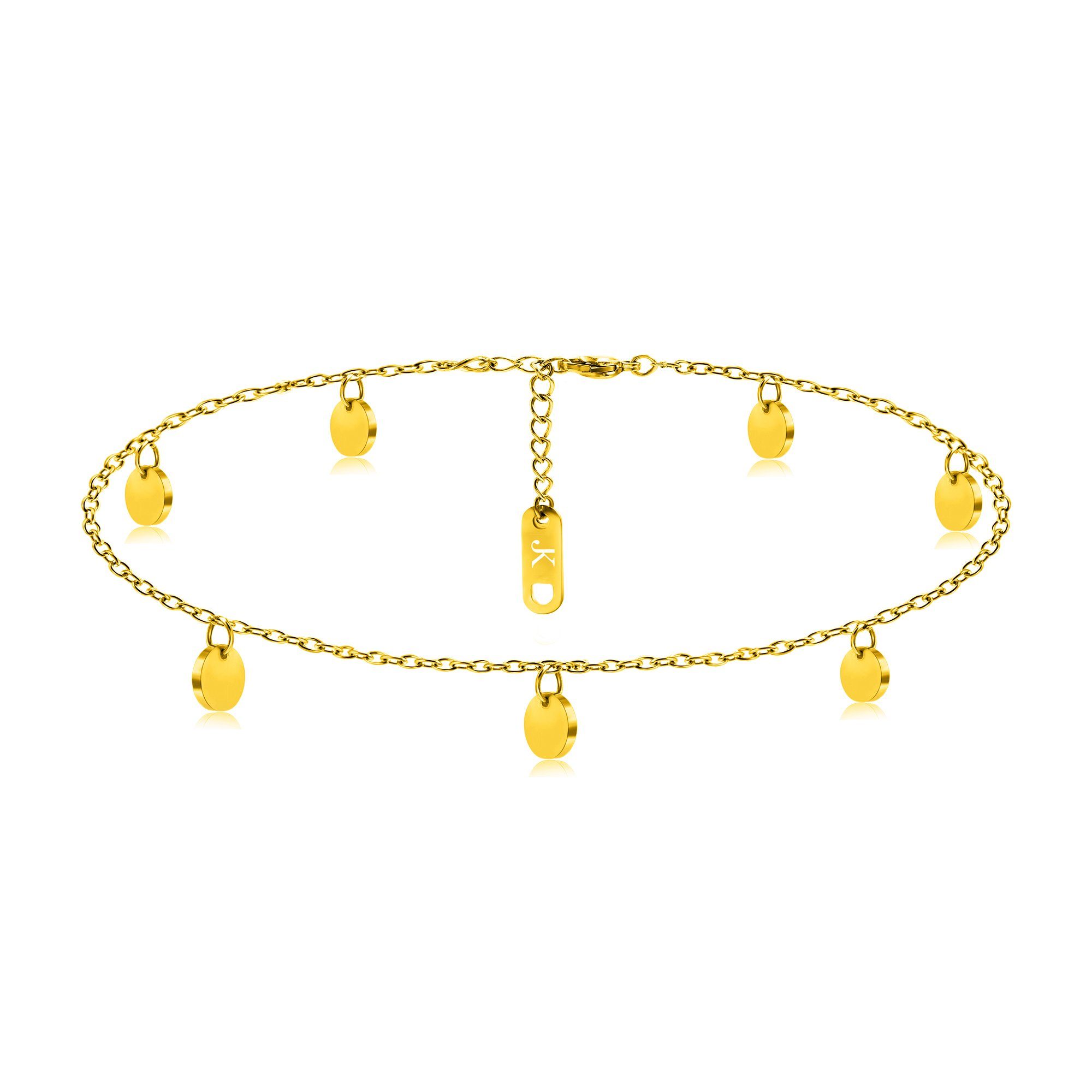 Fußkette Coin Kreise