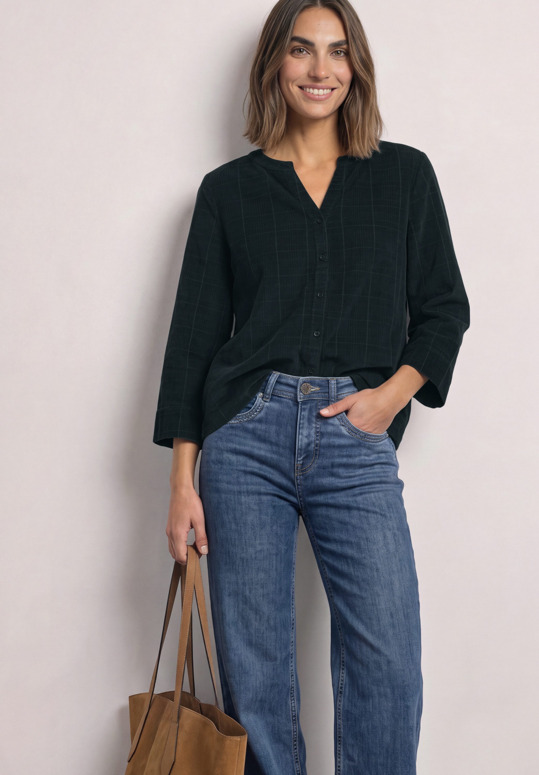 STREET ONE Shirtbluse aus reiner Baumwolle