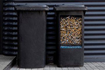MuchoWow Wandsticker Kleines Brennholz (1 St), Mülleimer-aufkleber, Mülltonne, Sticker, Container, Abfalbehälter