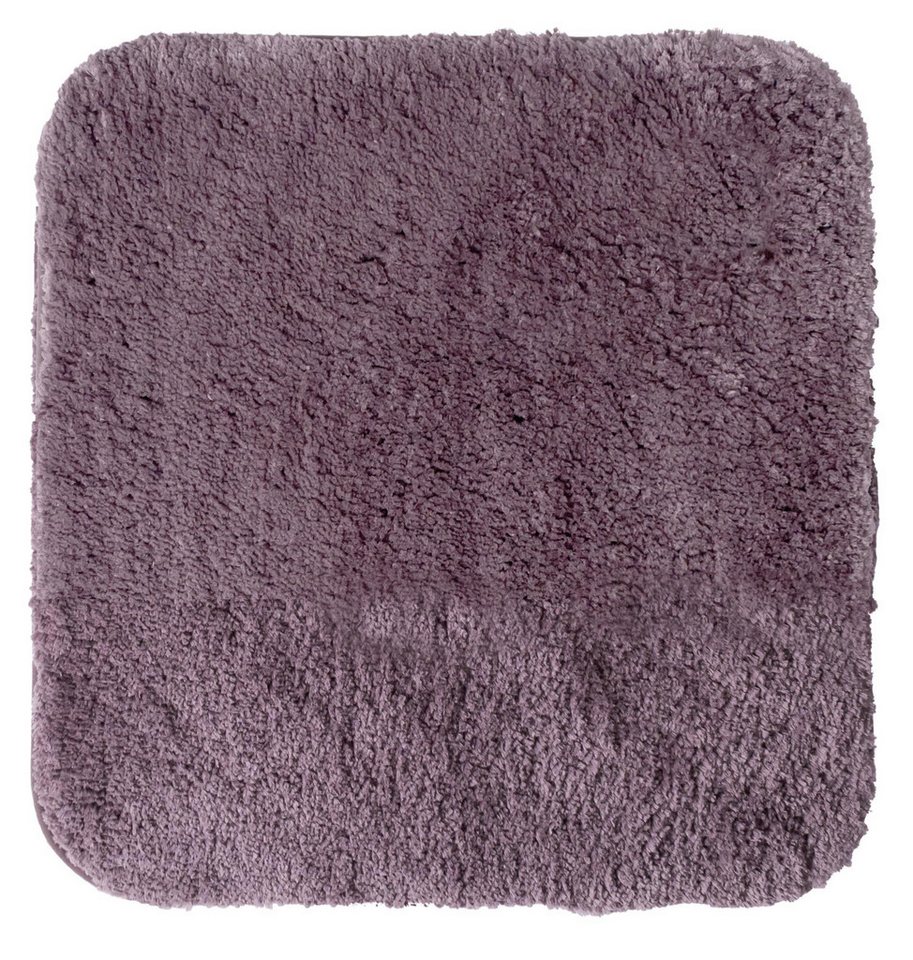 Ridder Badematte Chic graubraun, Höhe 55 mm, 100% Polyester-Microfaser