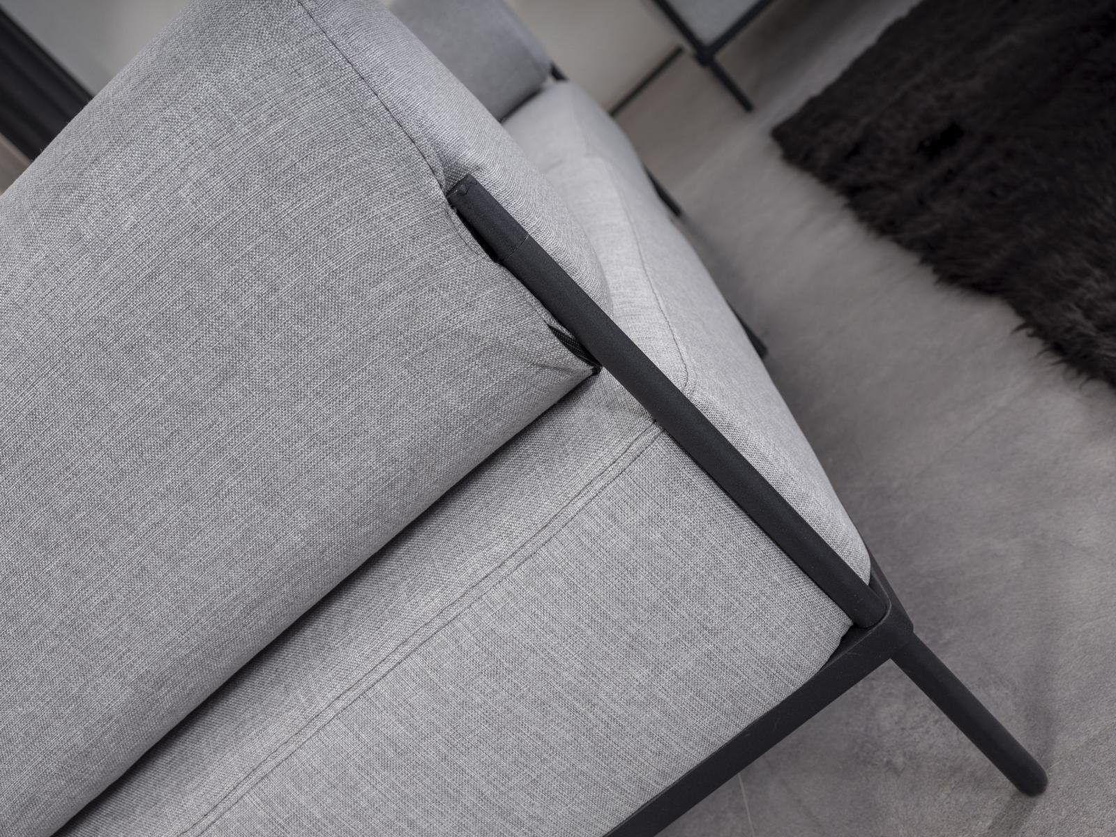 JVmoebel Sofa Wohnzimmer Sofa Dreisitzer Made Teile, Europa Grau 3 in Einrichtung, Polstermöbel Couch Luxus