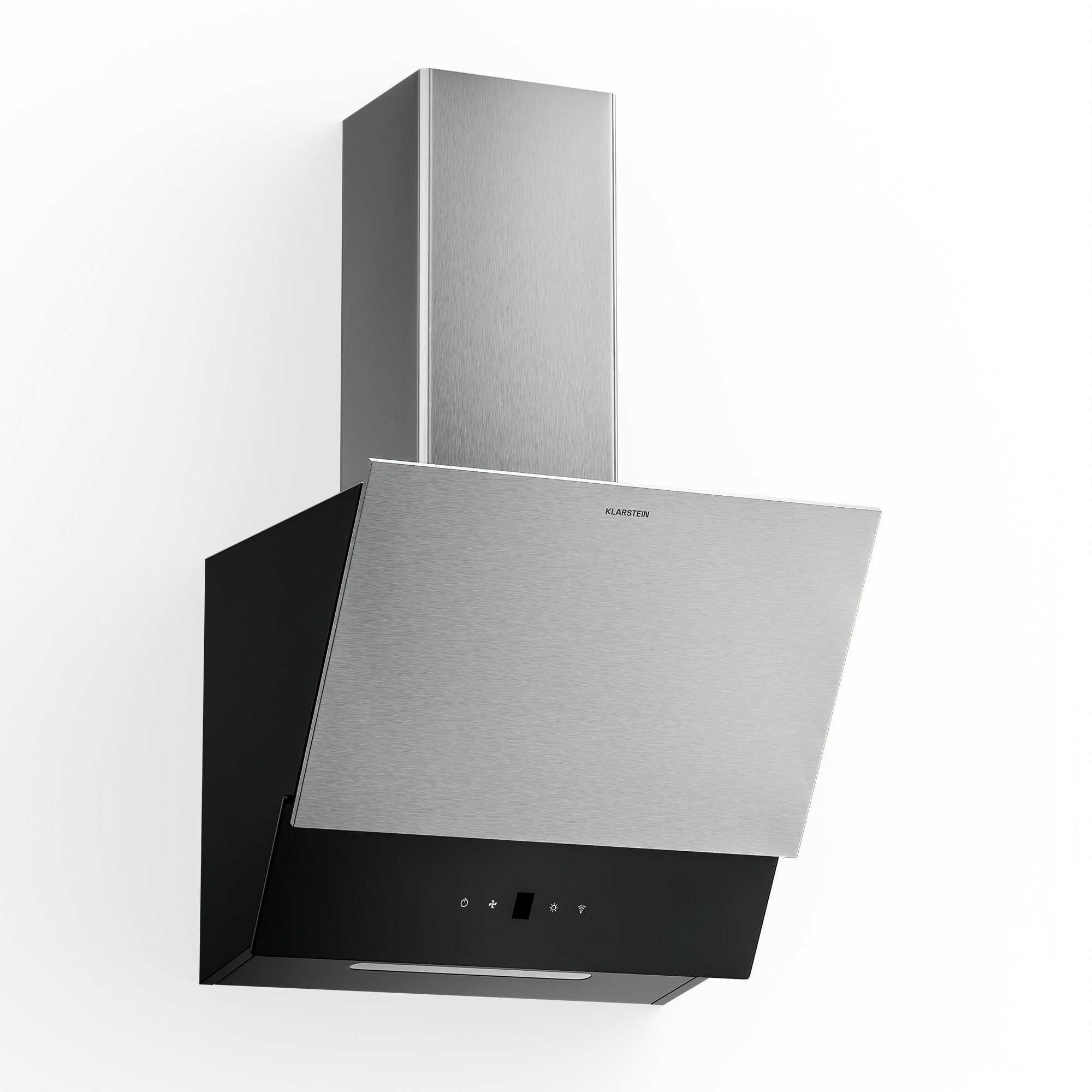 Klarstein Deckenhaube VeroSteel Dunstabzugshaube Umluft Abluft Touch LED Edelstahl