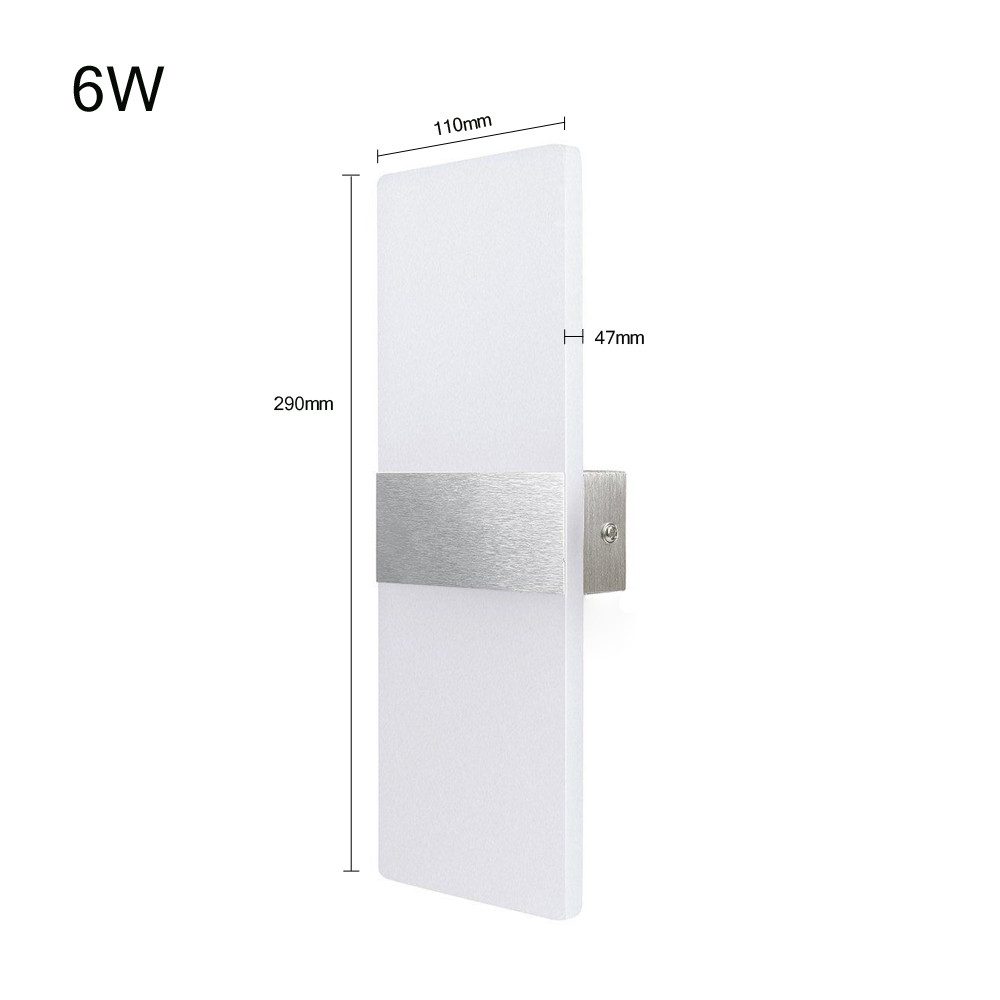 Clanmacy LED Wandleuchte 2X Wandlampe Flurlampe günstig online kaufen