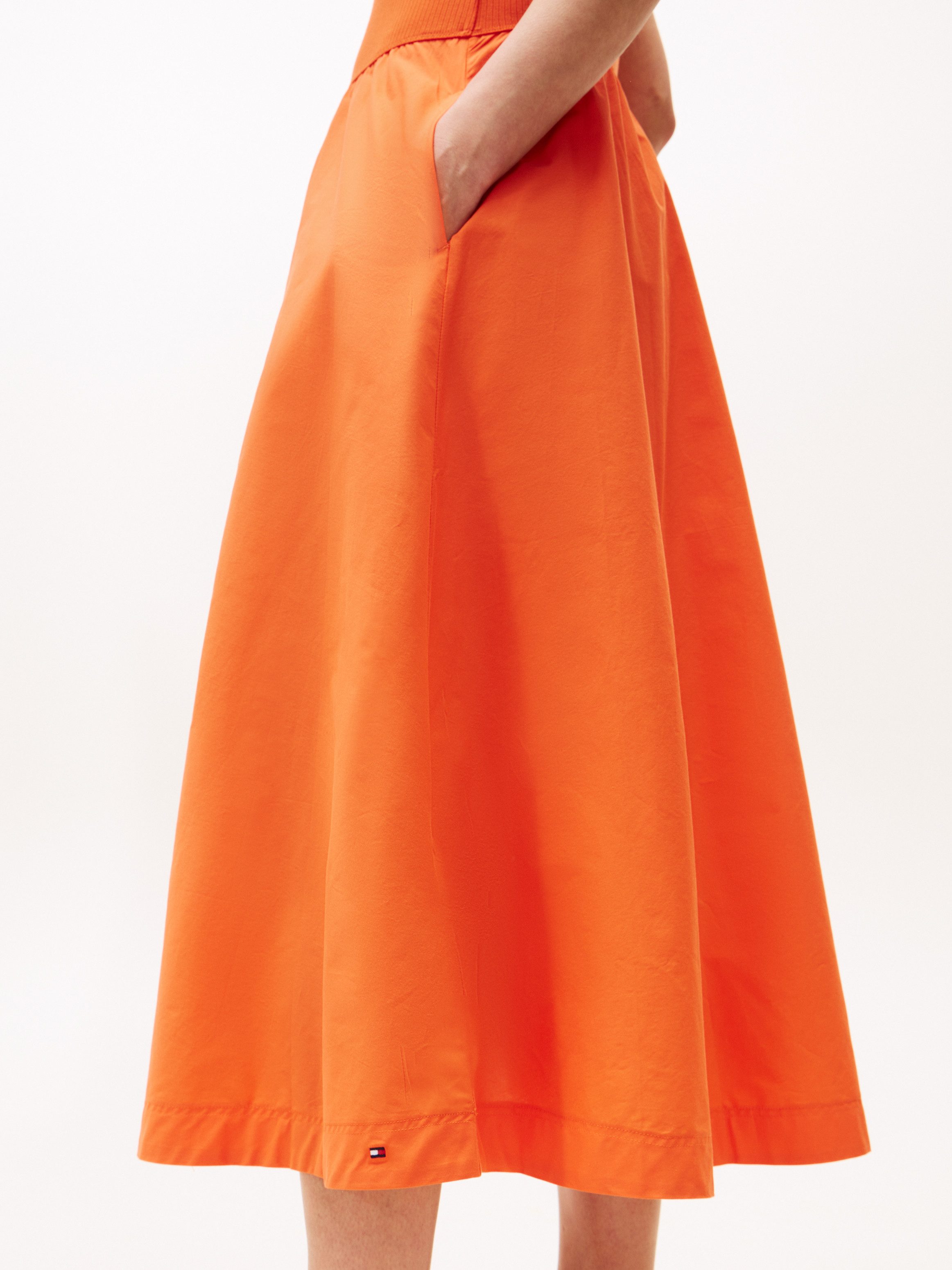 Tommy Hilfiger A-Linien-Kleid 5X2 RIB MIDI MIX F&F DRS günstig online kaufen